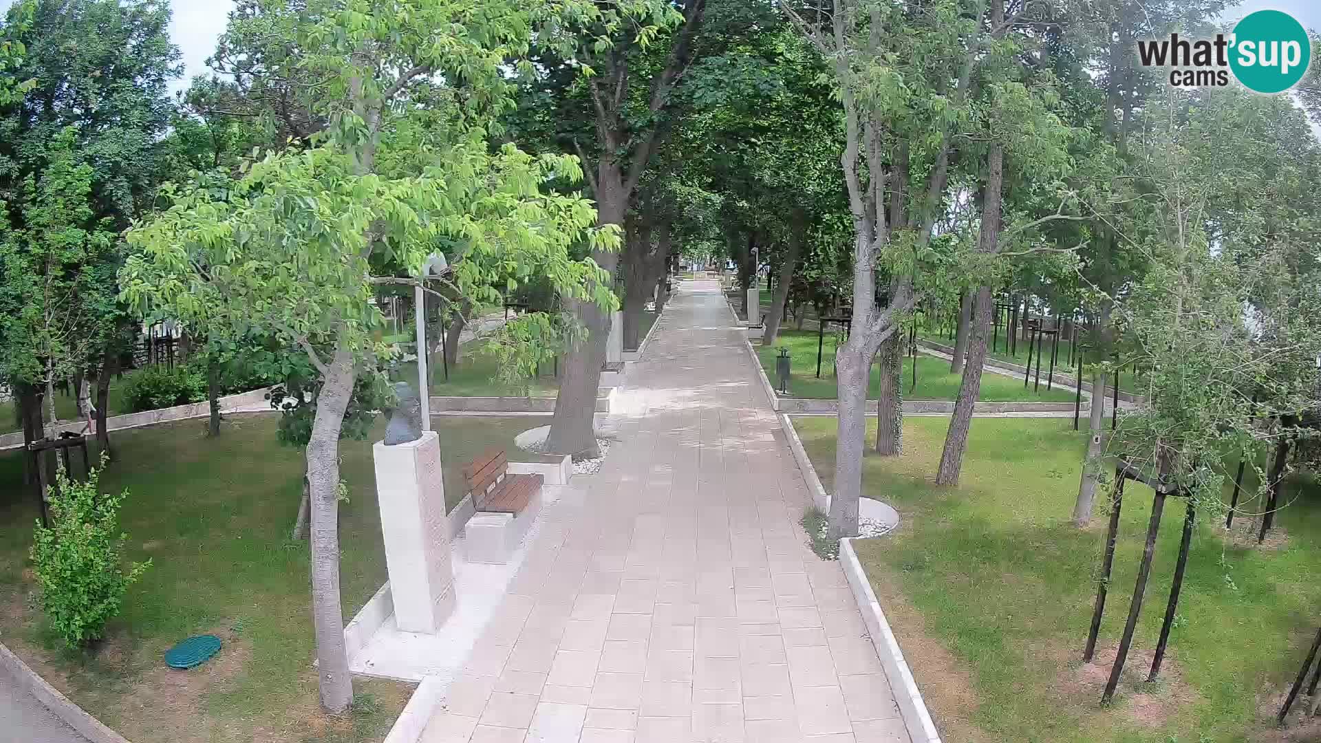Writers’ Park Webcam Senj – Live by the Sea