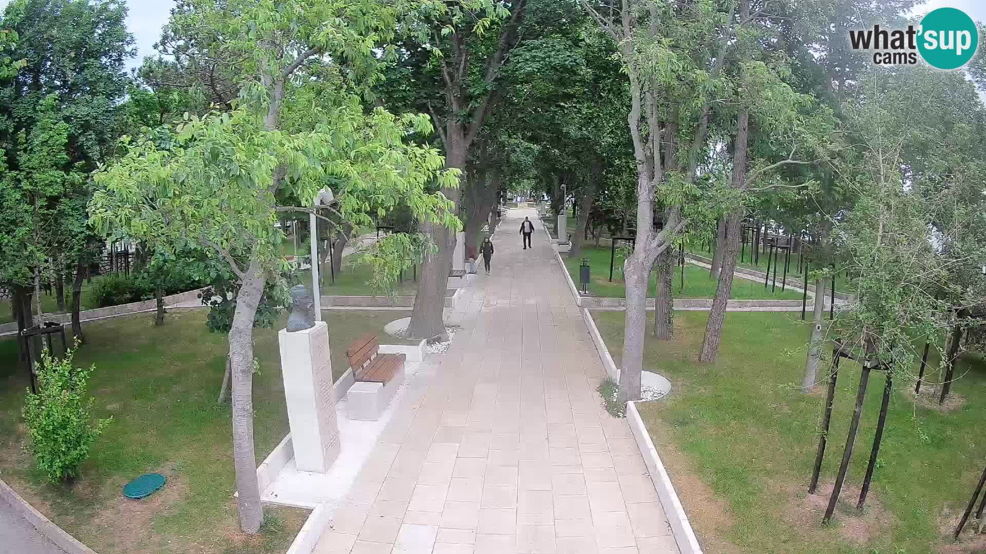 Writers’ Park Webcam Senj – Live by the Sea