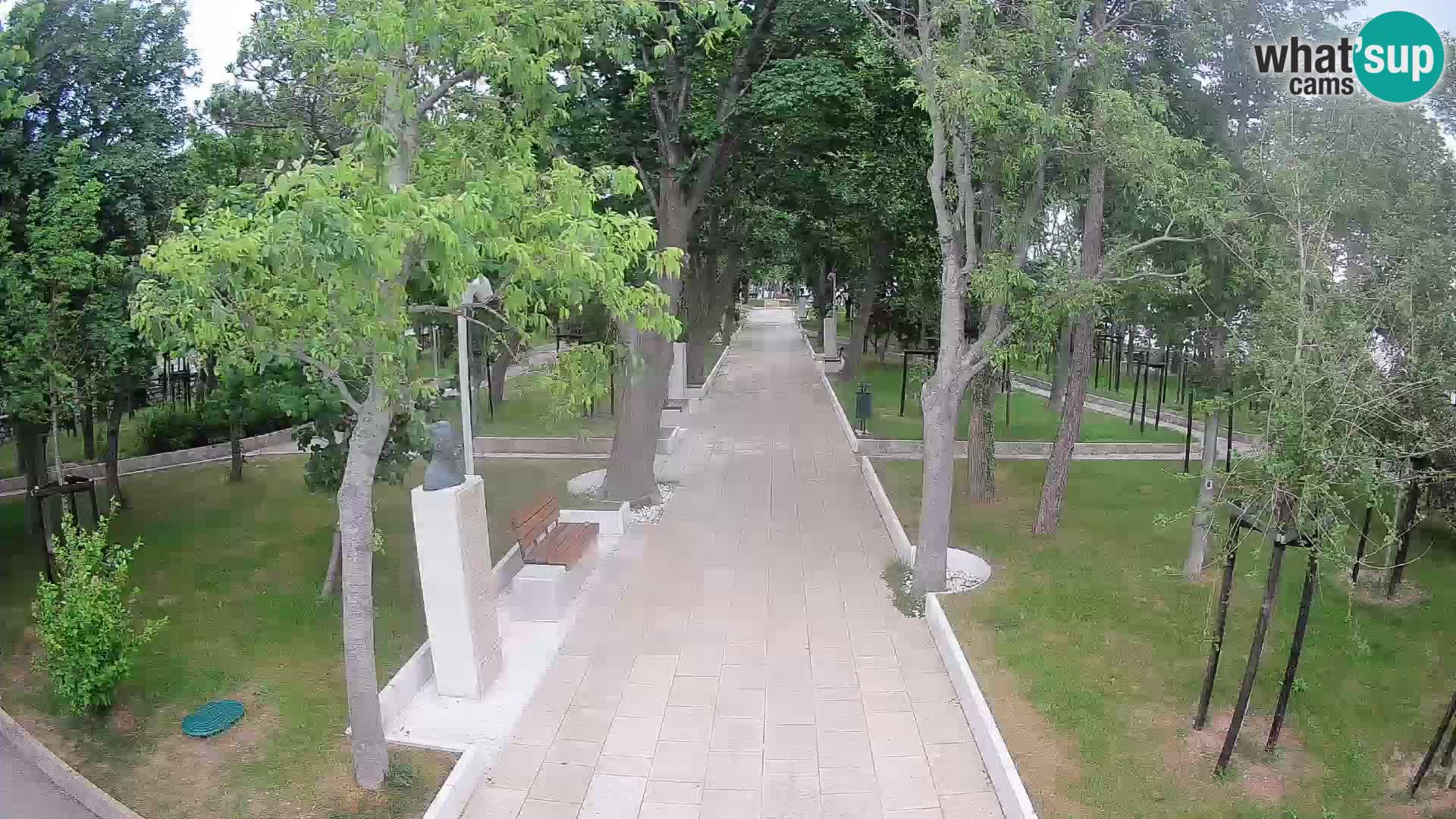 Writers’ Park Webcam Senj – Live by the Sea