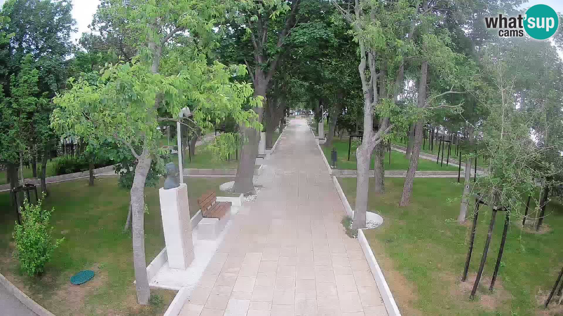 Writers’ Park Webcam Senj – Live by the Sea
