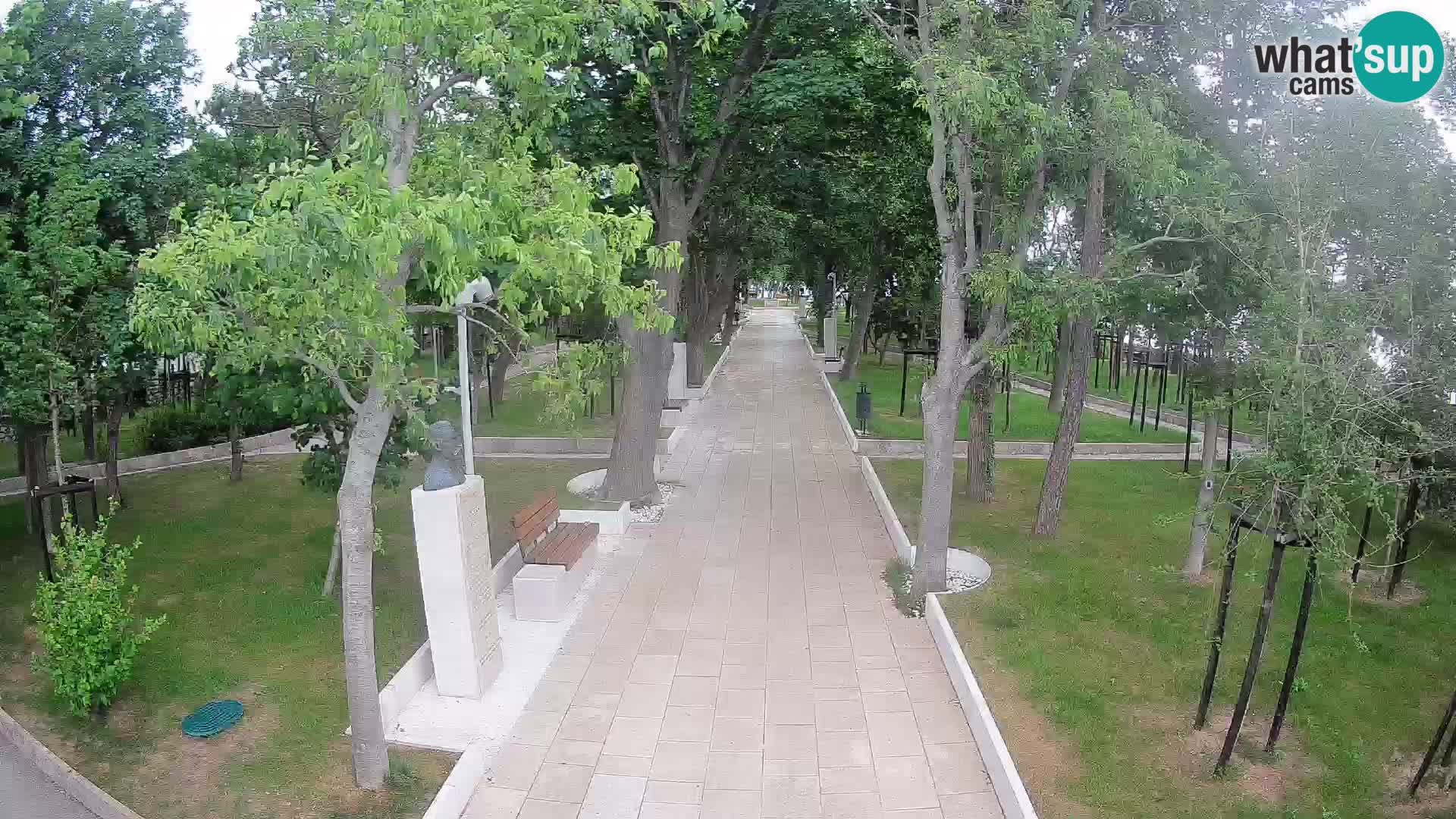 Writers’ Park Webcam Senj – Live by the Sea