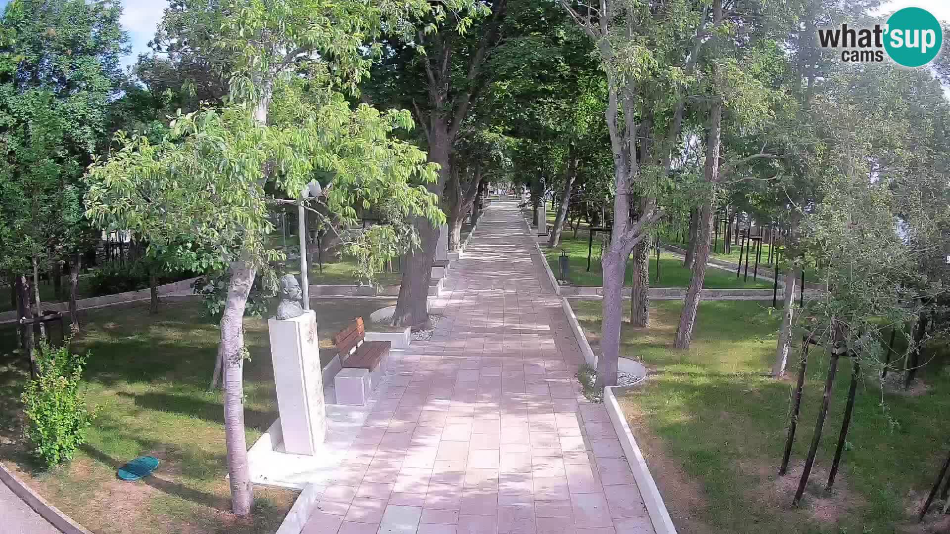 Writers’ Park Webcam Senj – Live by the Sea