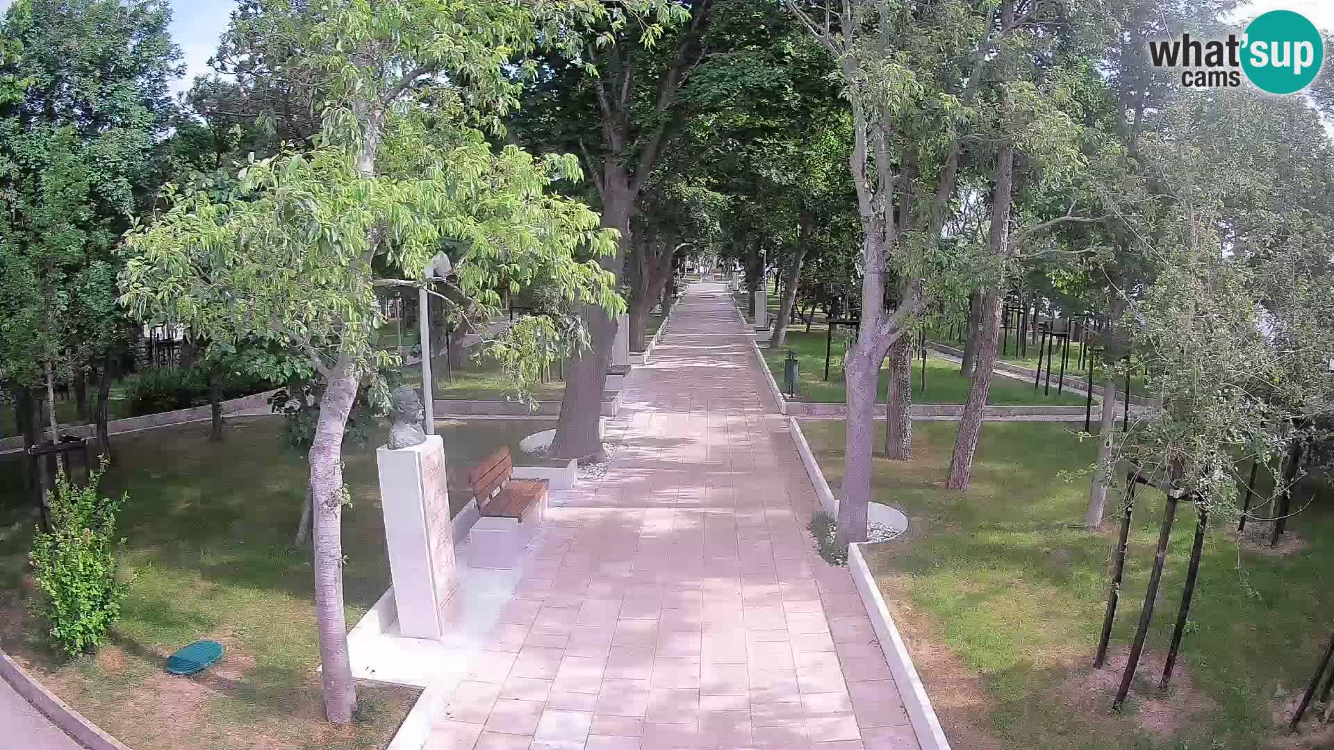 Writers’ Park Webcam Senj – Live by the Sea