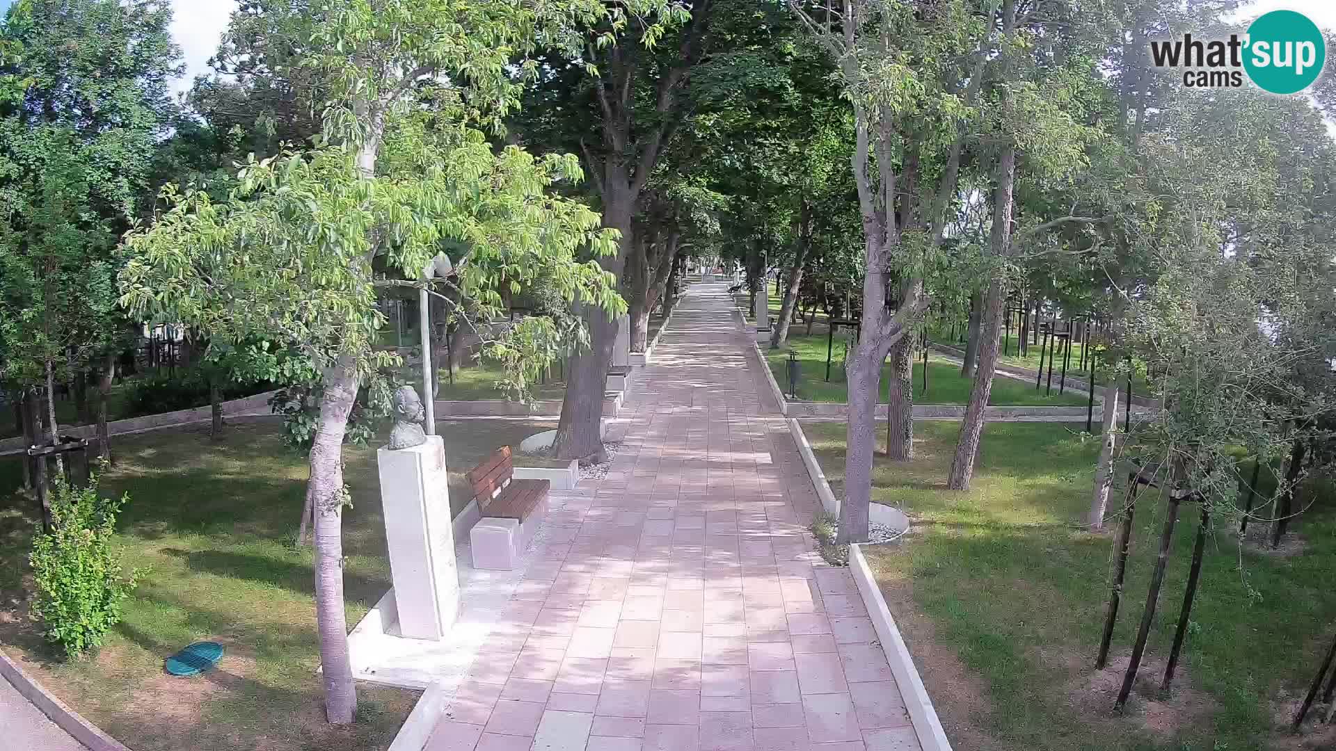 Webcam Schriftstellerpark Senj – Live am Meer