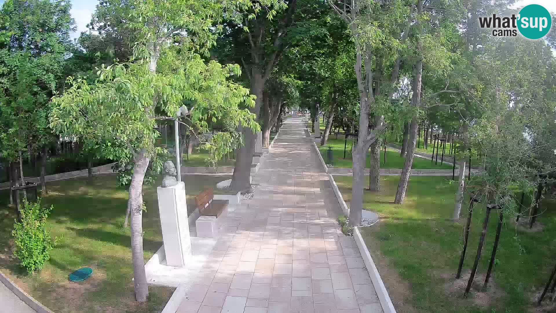 Writers’ Park Webcam Senj – Live by the Sea