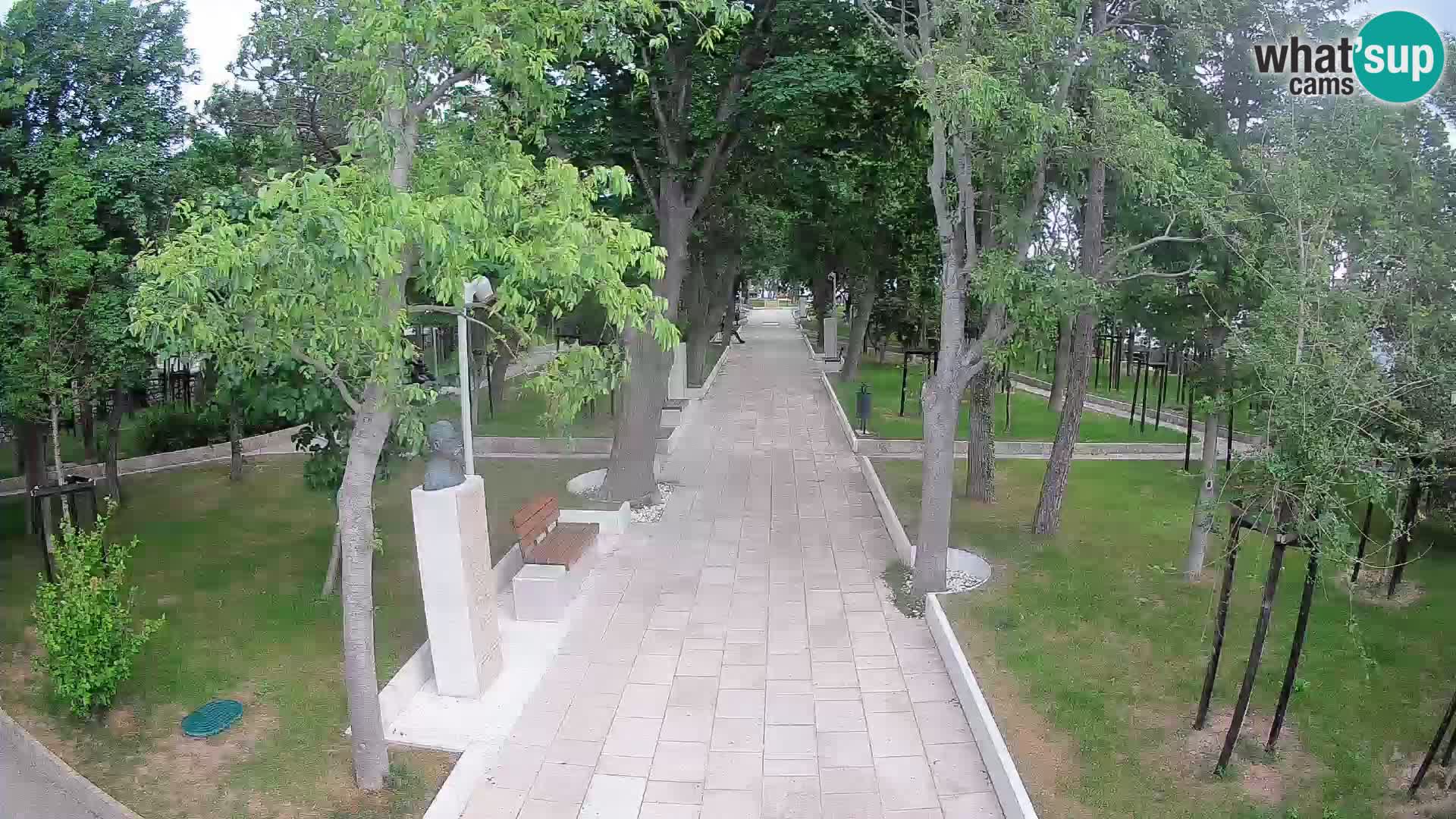 Writers’ Park Webcam Senj – Live by the Sea