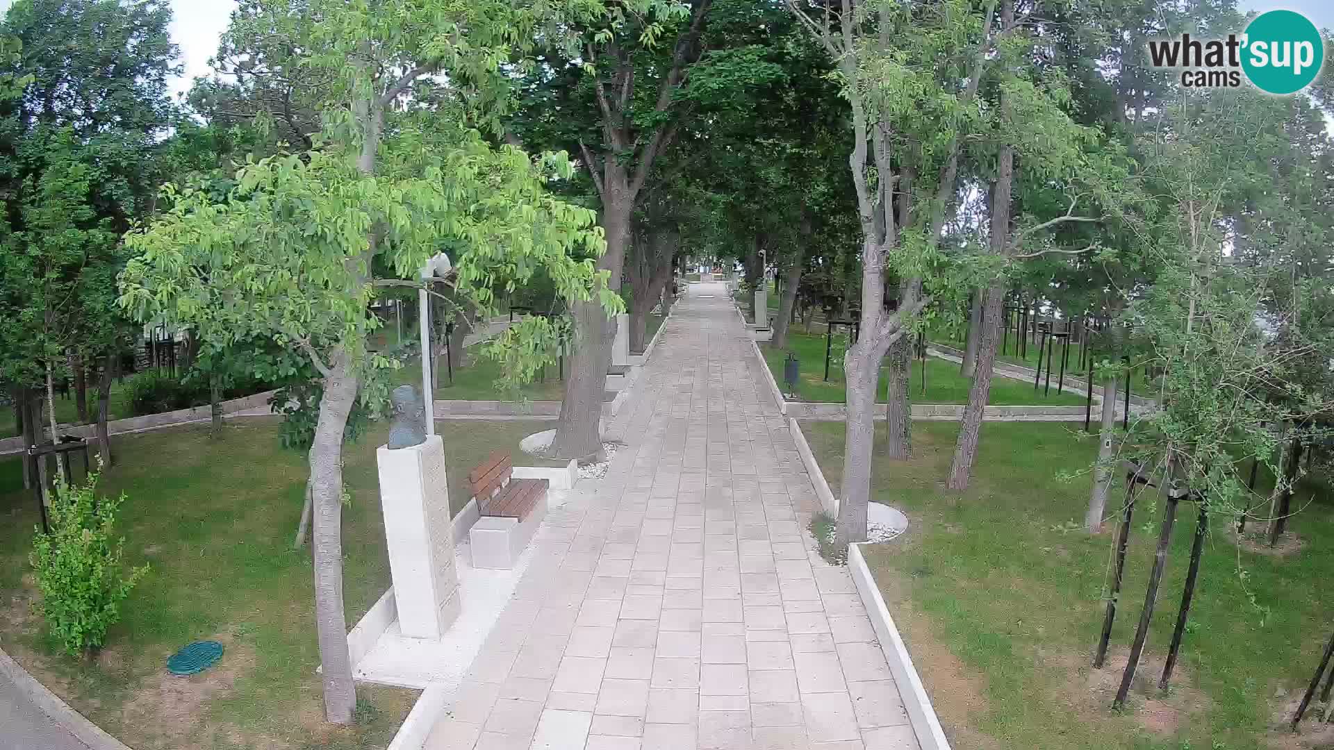 Writers’ Park Webcam Senj – Live by the Sea