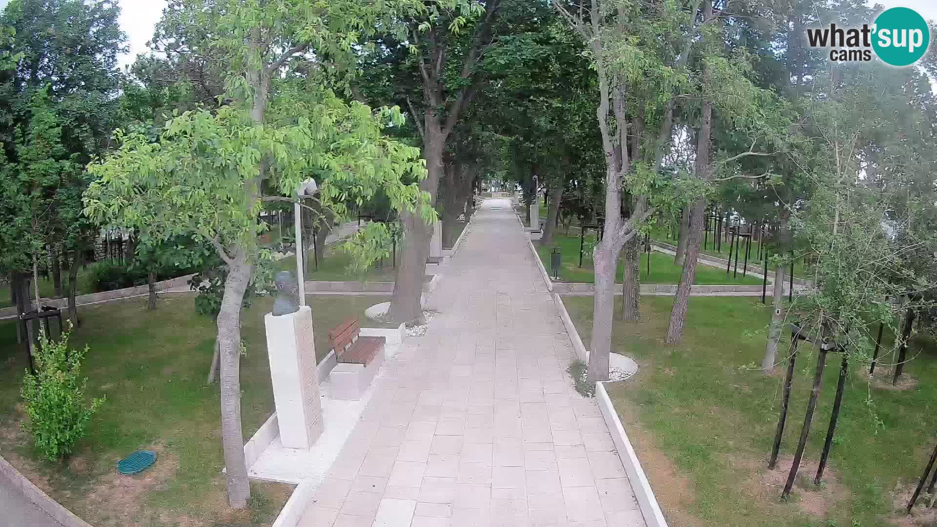 Writers’ Park Webcam Senj – Live by the Sea