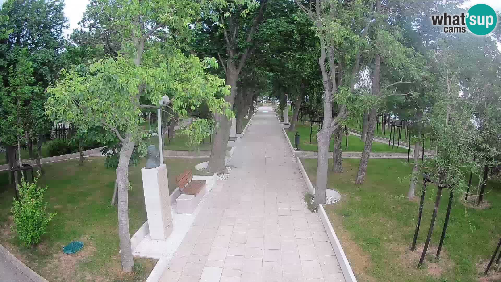 Writers’ Park Webcam Senj – Live by the Sea