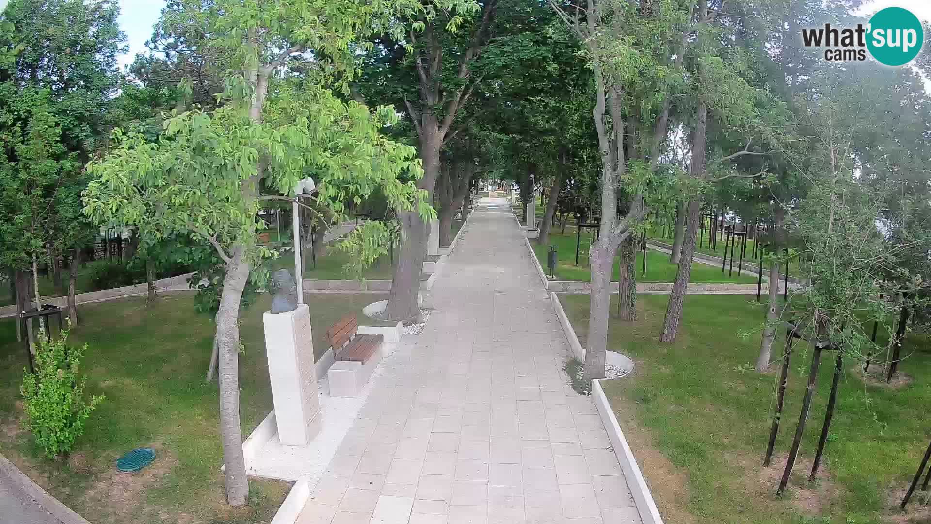 Writers’ Park Webcam Senj – Live by the Sea