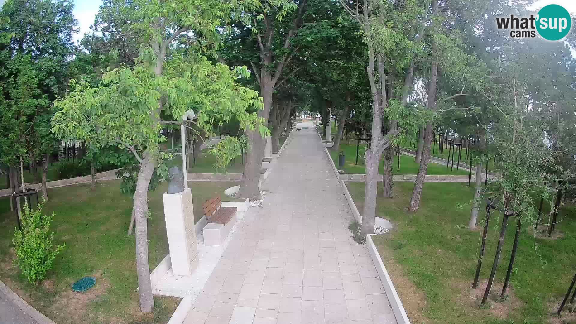 Writers’ Park Webcam Senj – Live by the Sea