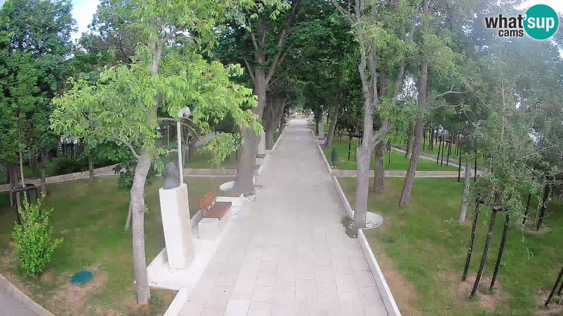 Writers’ Park Webcam Senj – Live by the Sea