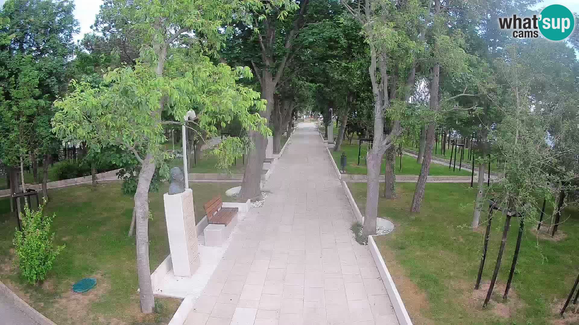 Writers’ Park Webcam Senj – Live by the Sea