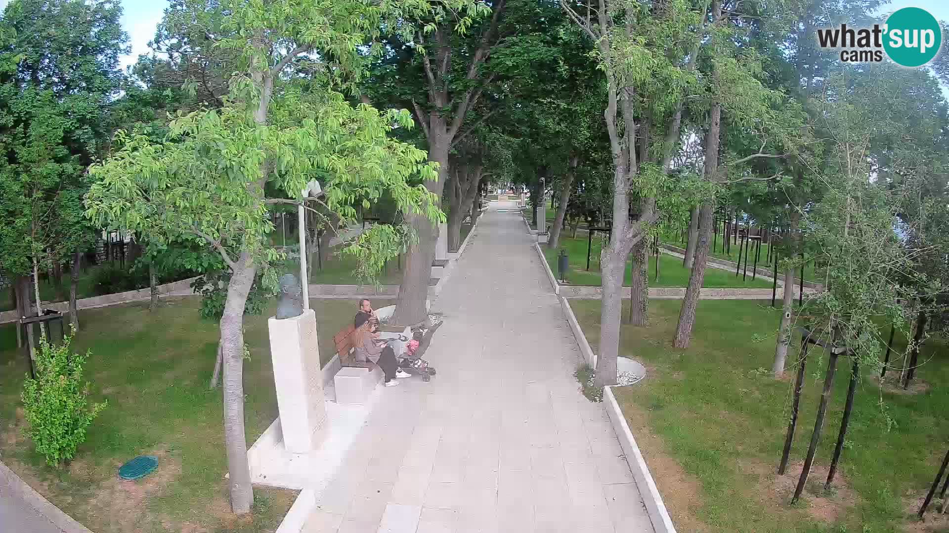 Writers’ Park Webcam Senj – Live by the Sea