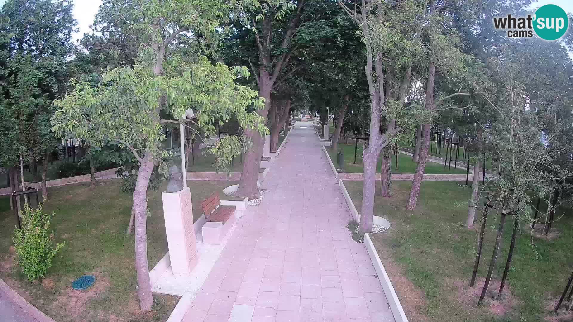 Writers’ Park Webcam Senj – Live by the Sea