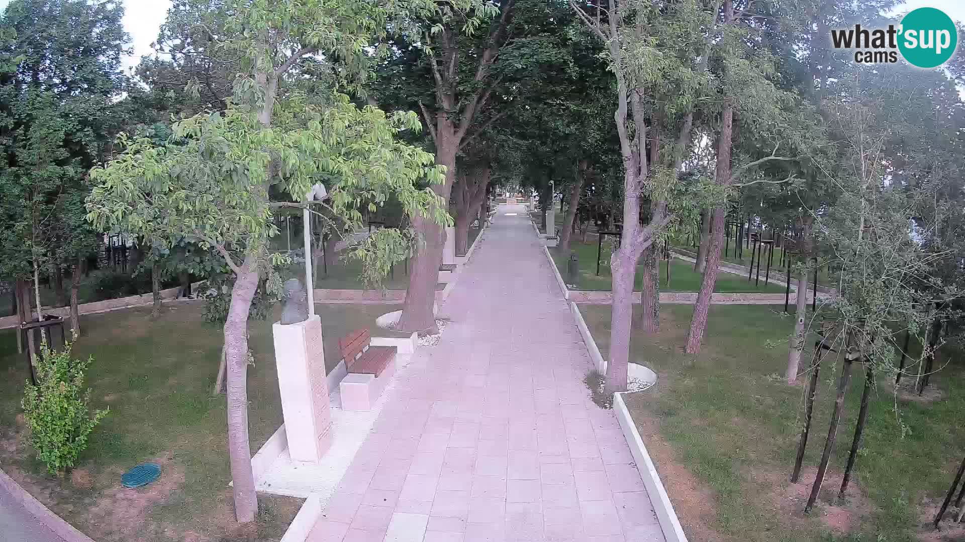 Writers’ Park Webcam Senj – Live by the Sea