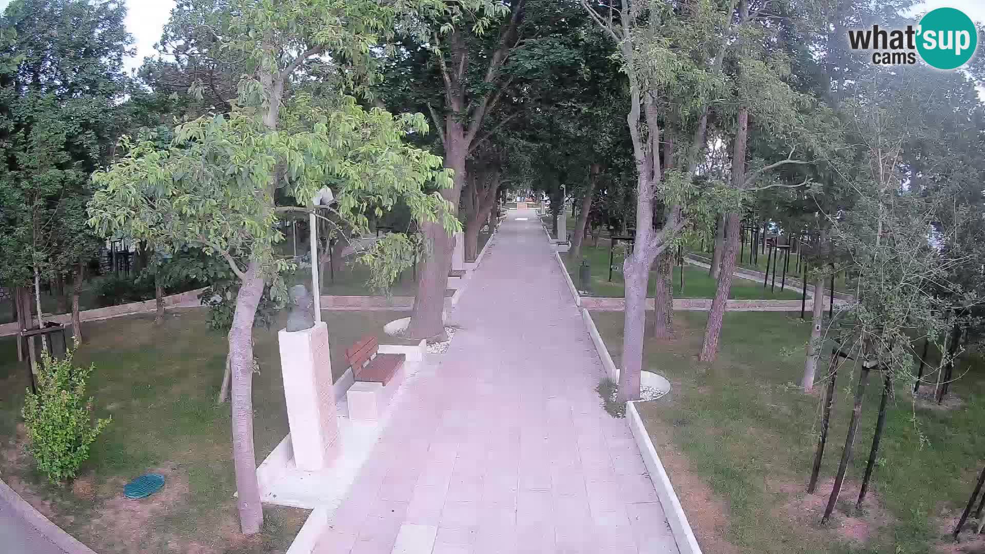 Writers’ Park Webcam Senj – Live by the Sea