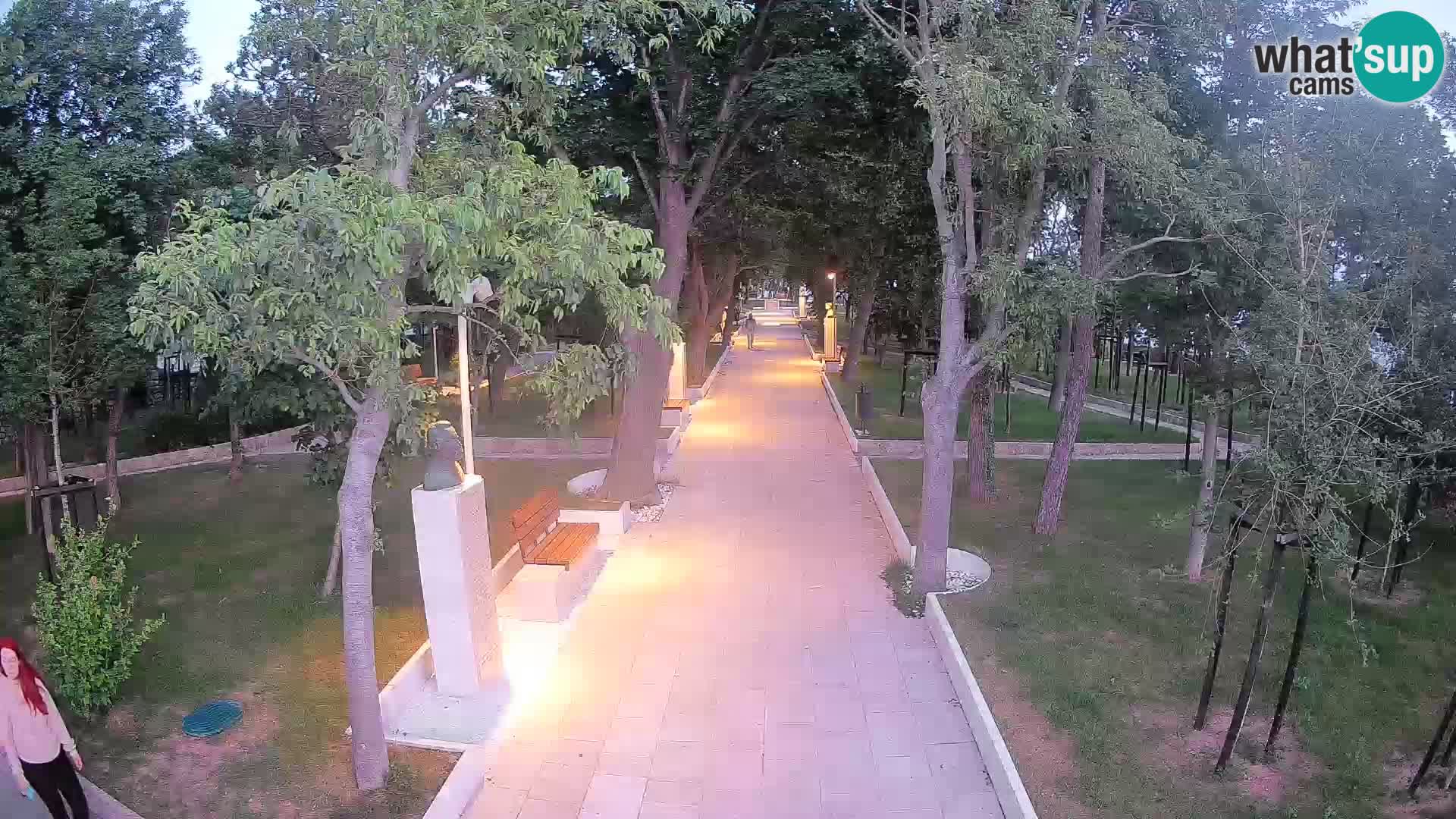 Writers’ Park Webcam Senj – Live by the Sea