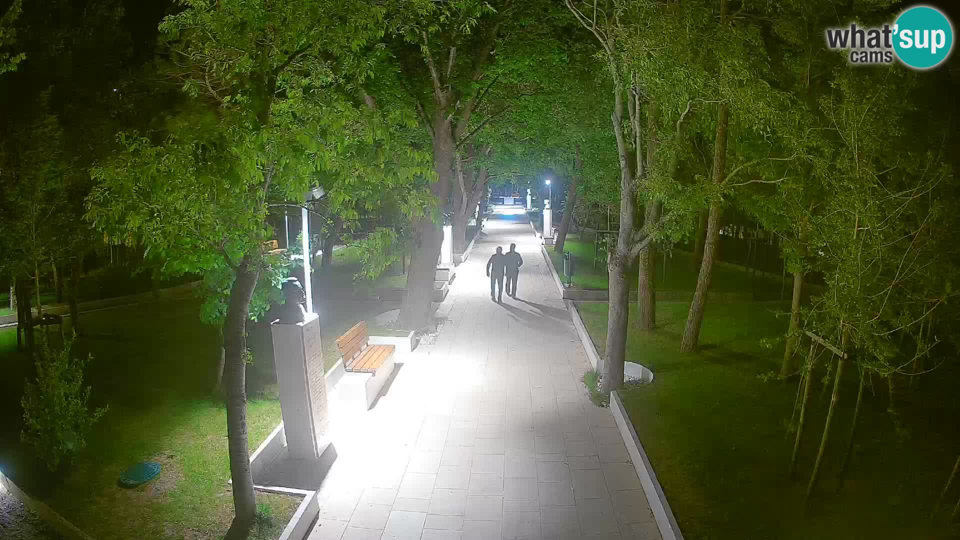 Writers’ Park Webcam Senj – Live by the Sea