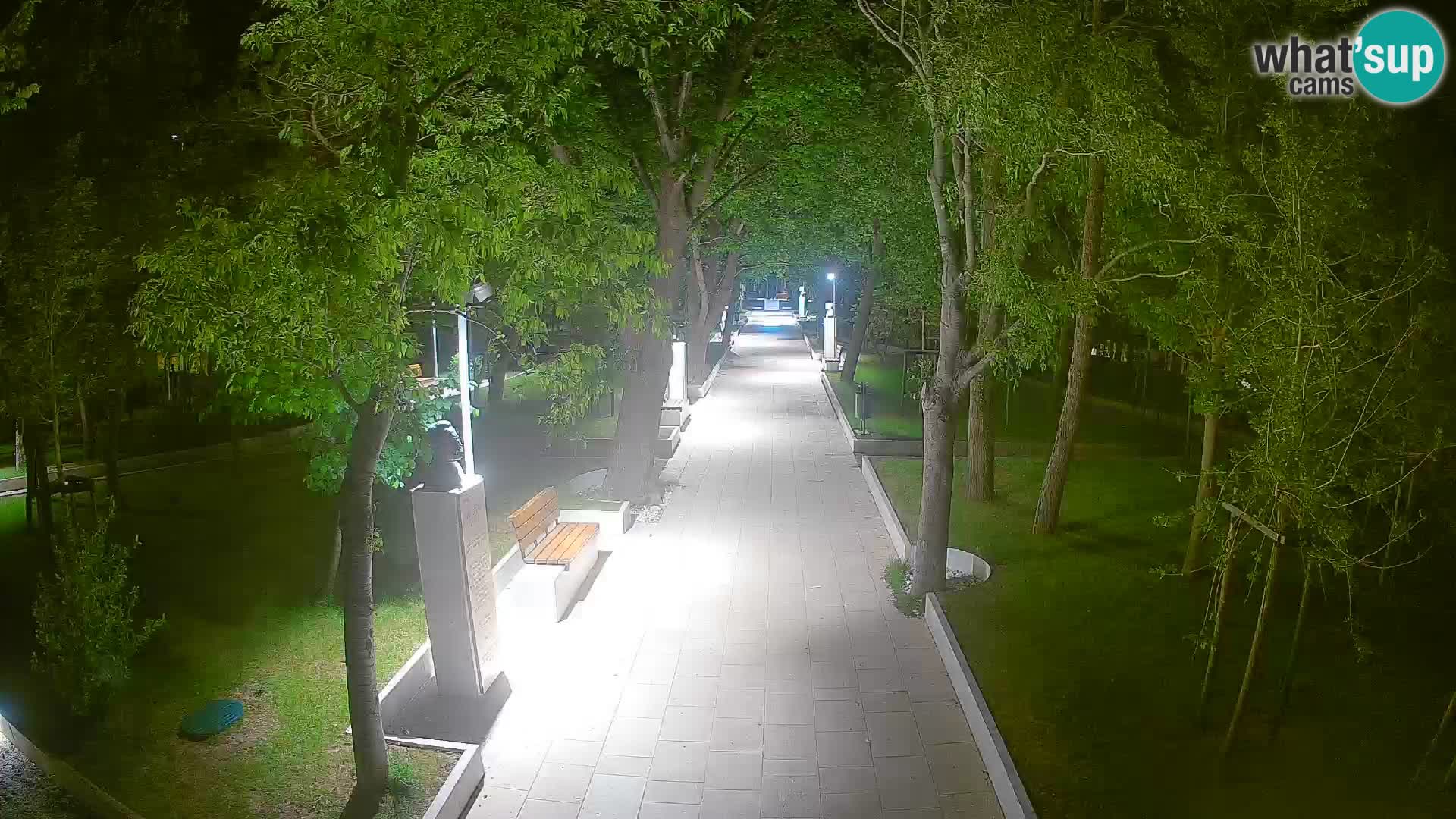 Writers’ Park Webcam Senj – Live by the Sea