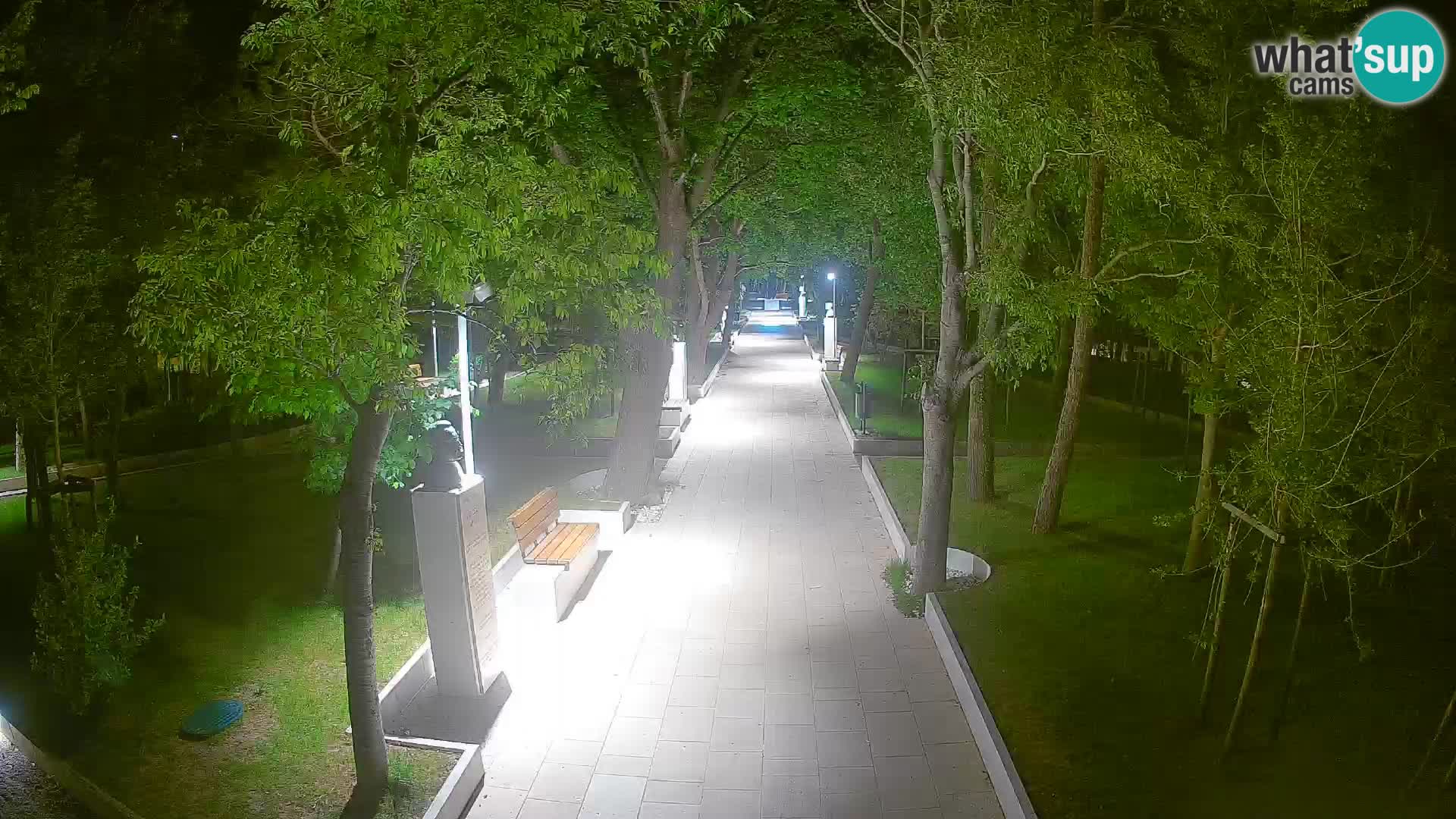 Writers’ Park Webcam Senj – Live by the Sea