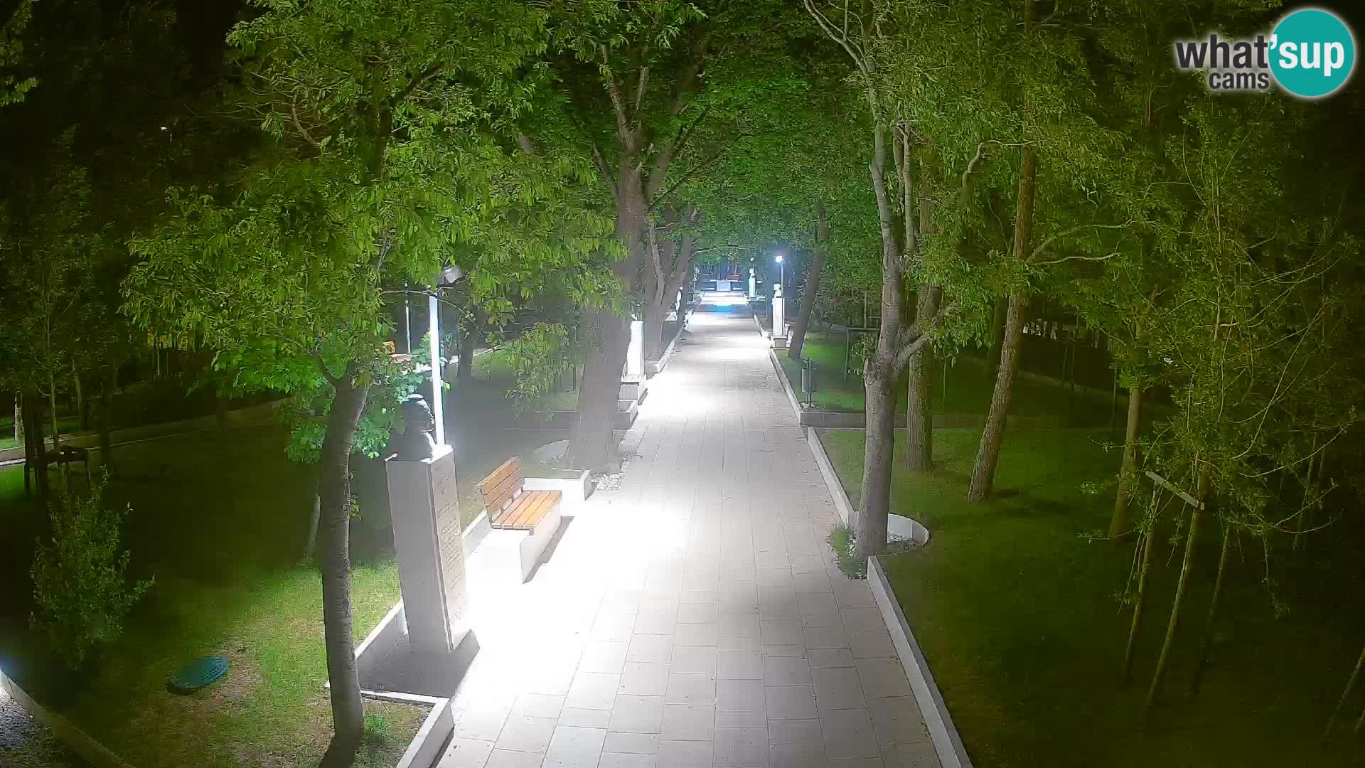 Writers’ Park Webcam Senj – Live by the Sea