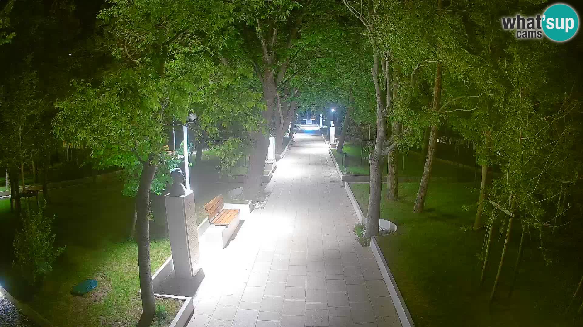 Writers’ Park Webcam Senj – Live by the Sea