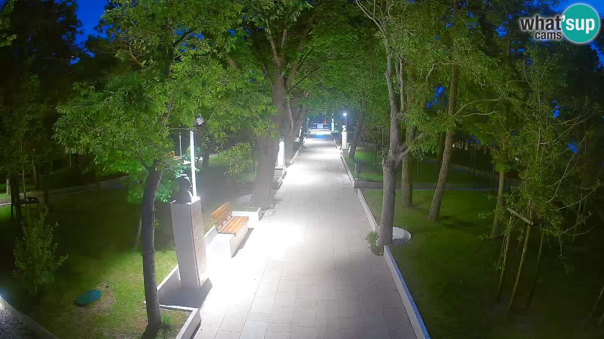 Writers’ Park Webcam Senj – Live by the Sea