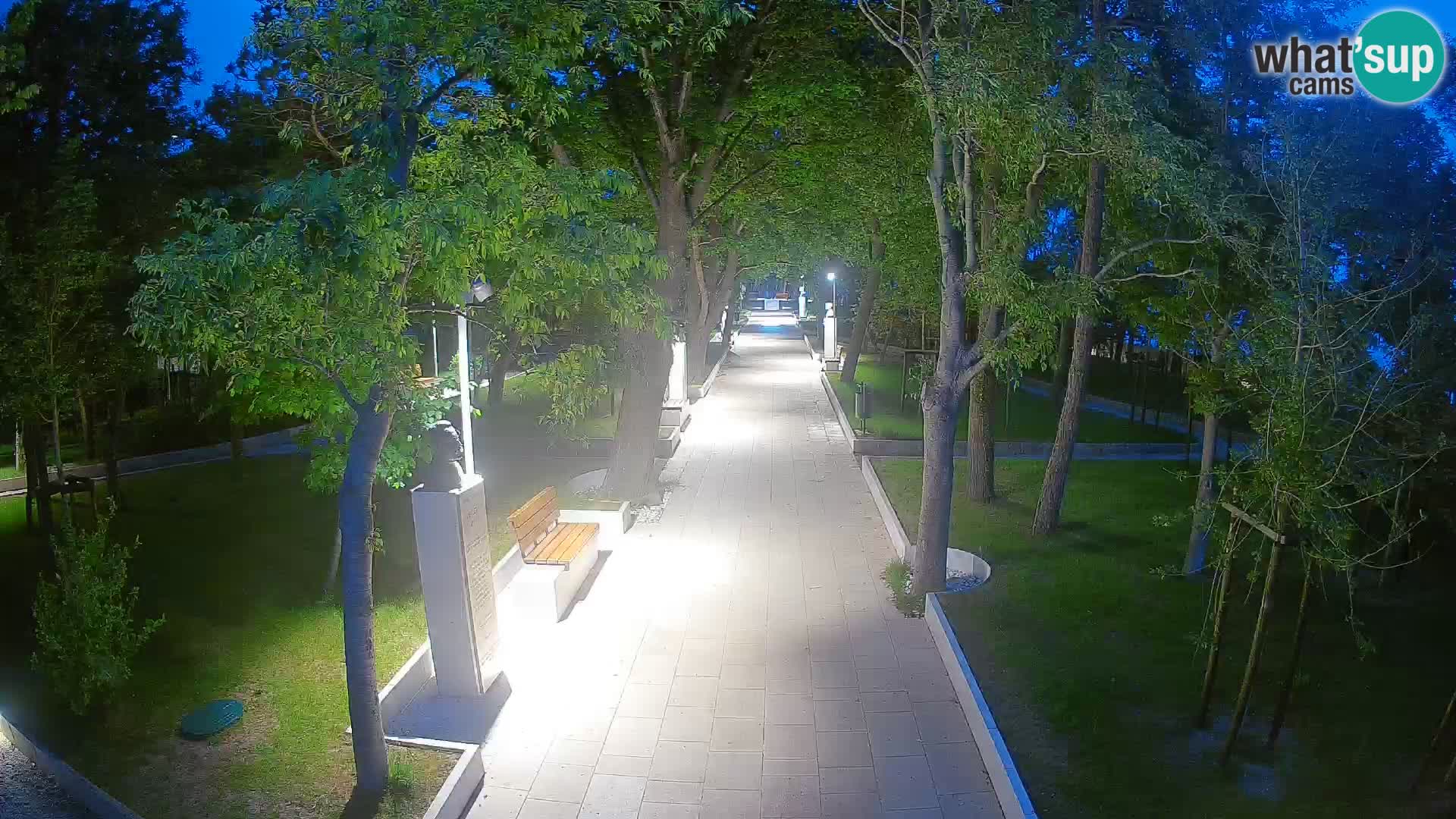 Writers’ Park Webcam Senj – Live by the Sea