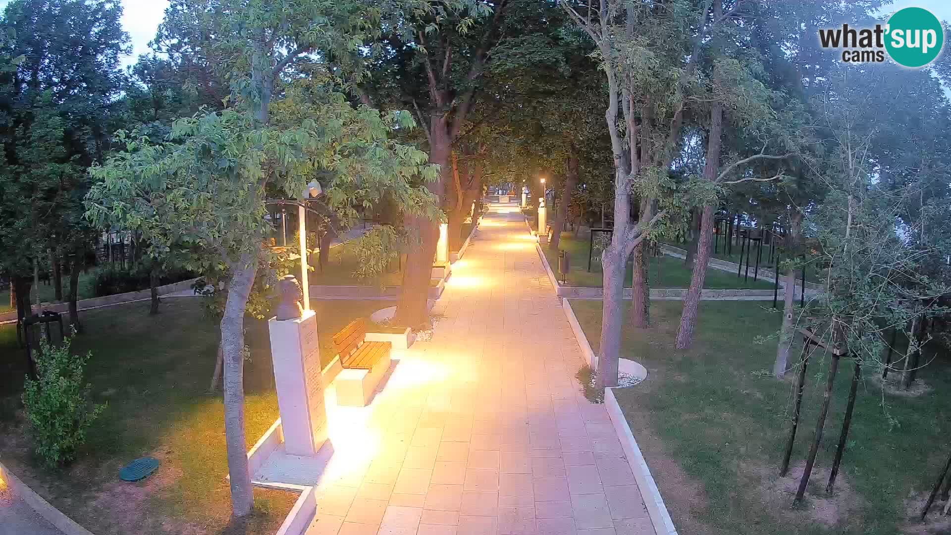 Writers’ Park Webcam Senj – Live by the Sea