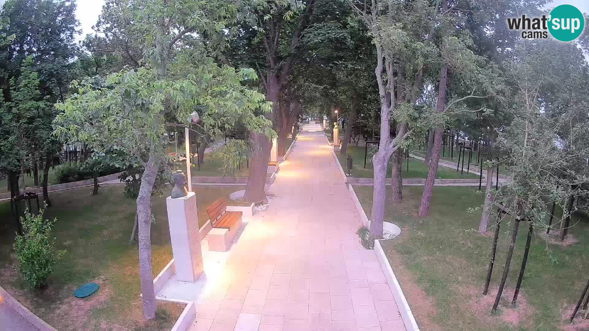 Writers’ Park Webcam Senj – Live by the Sea