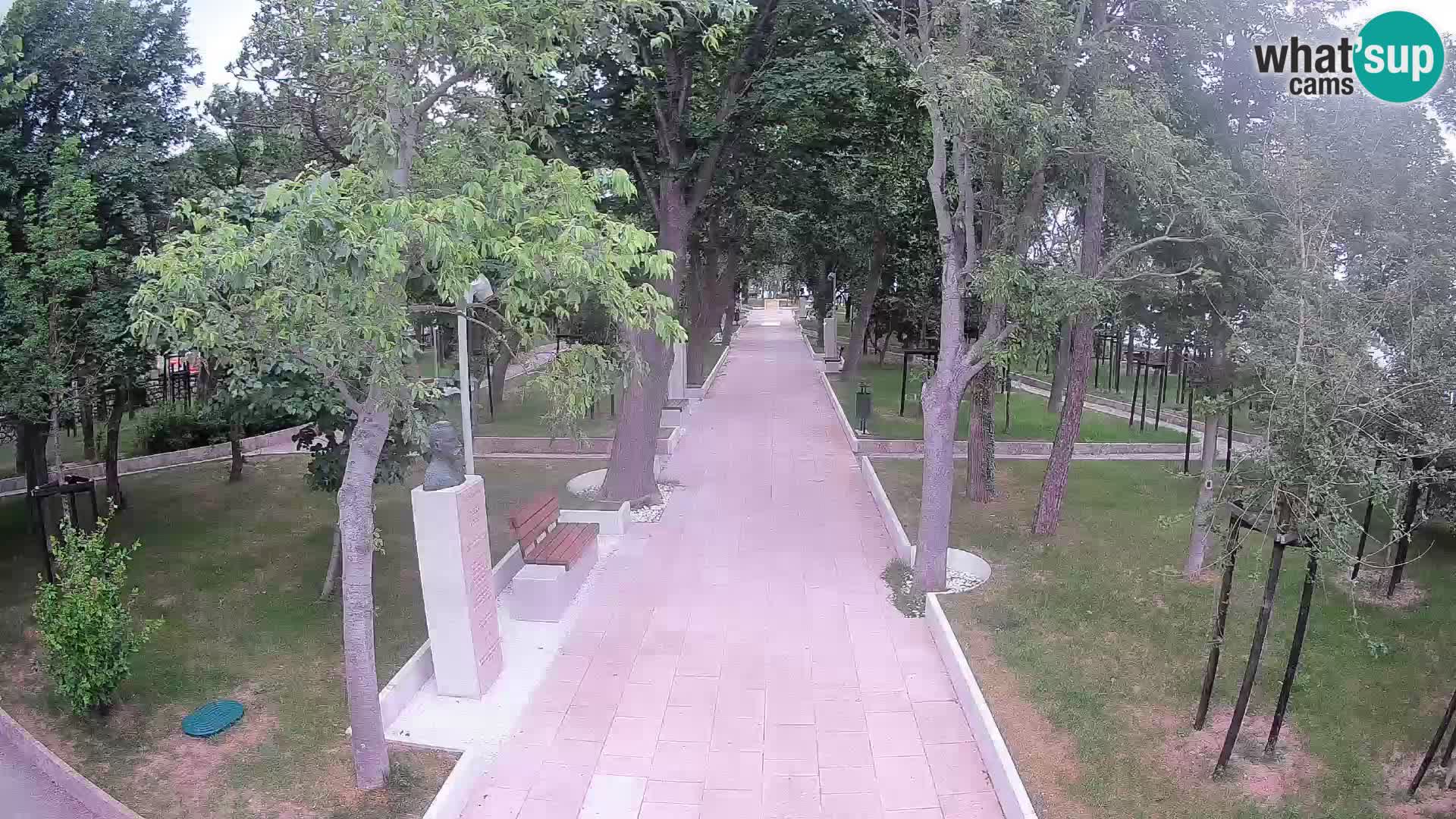 Writers’ Park Webcam Senj – Live by the Sea