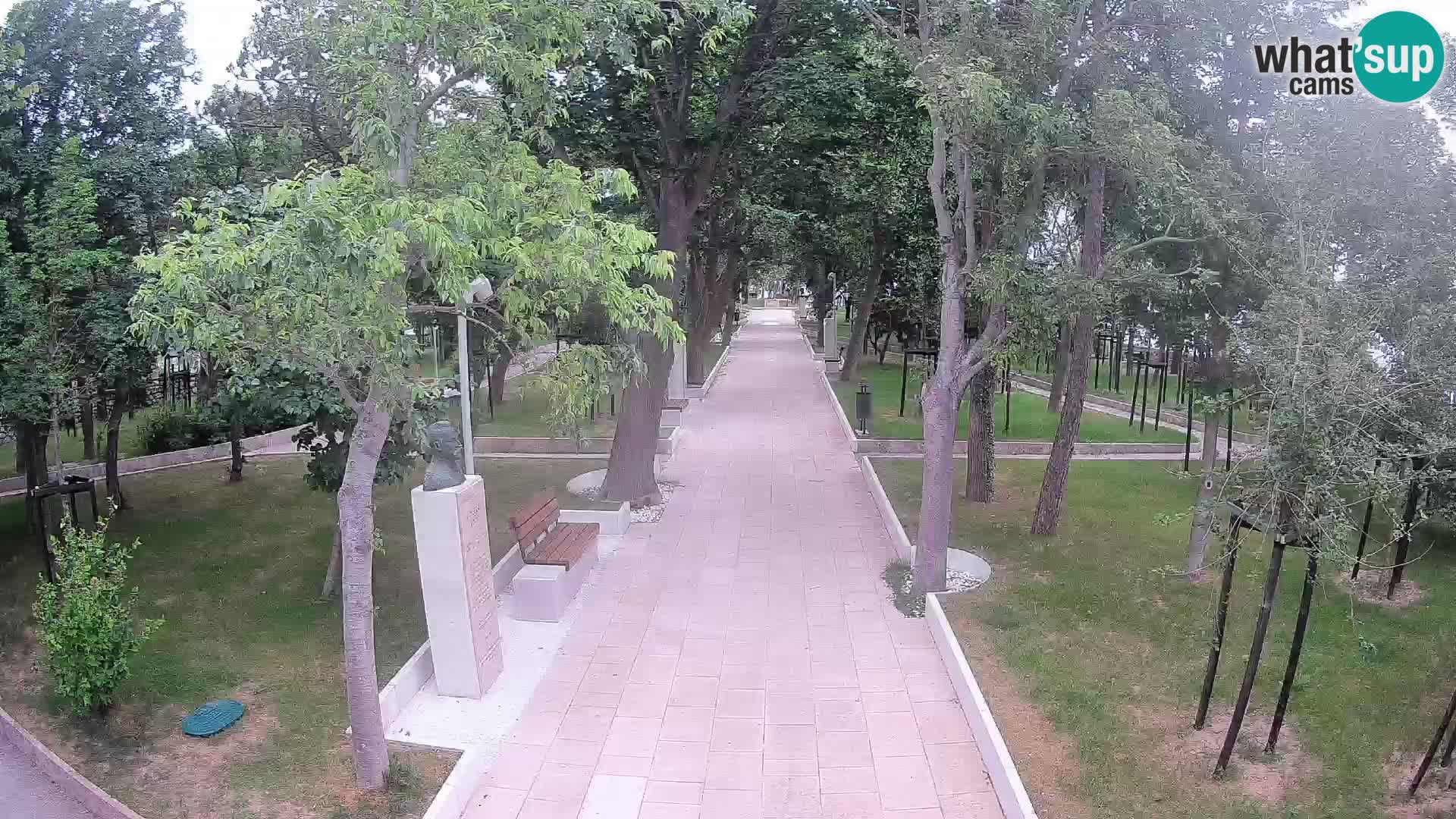 Writers’ Park Webcam Senj – Live by the Sea