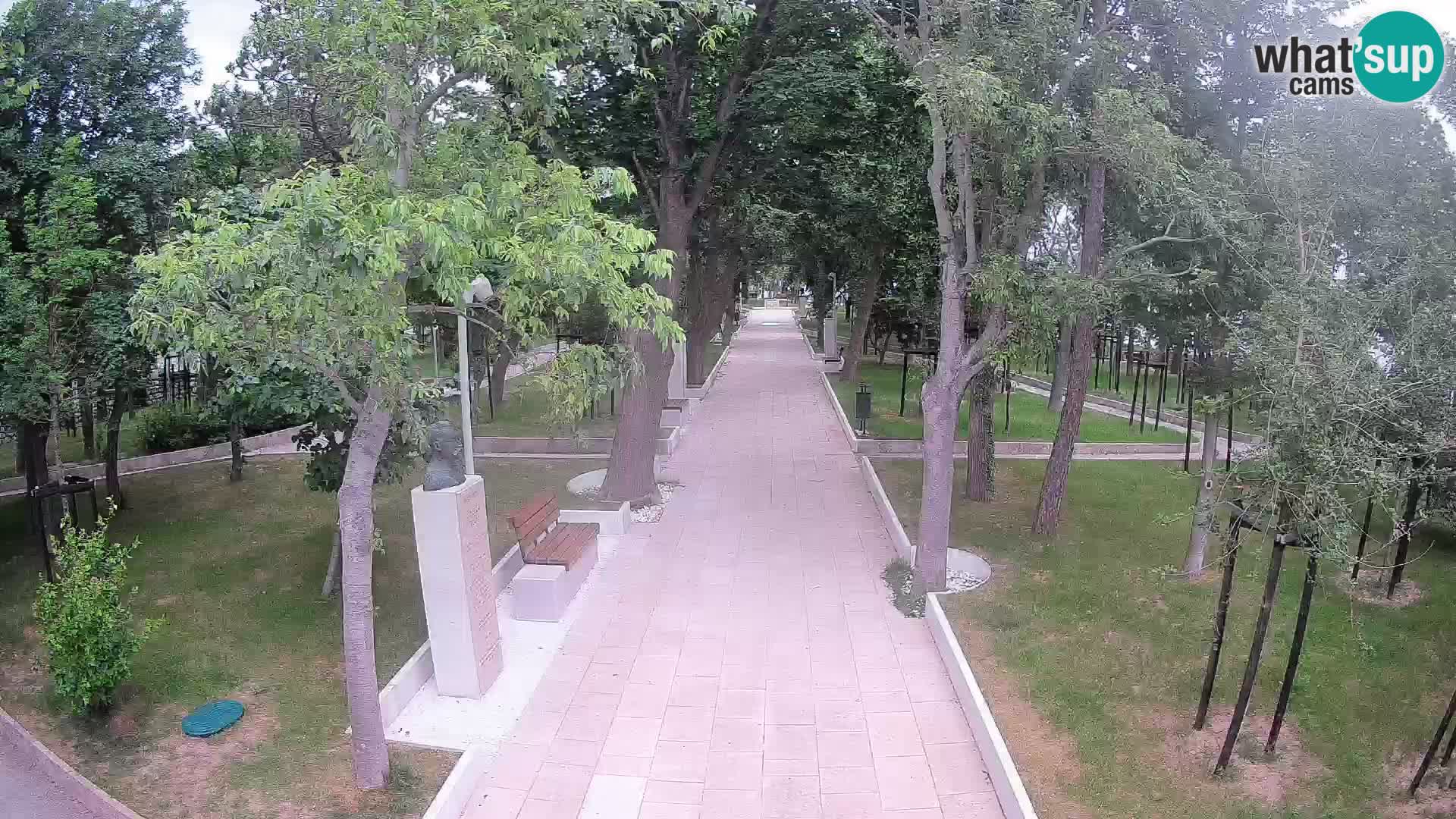 Writers’ Park Webcam Senj – Live by the Sea