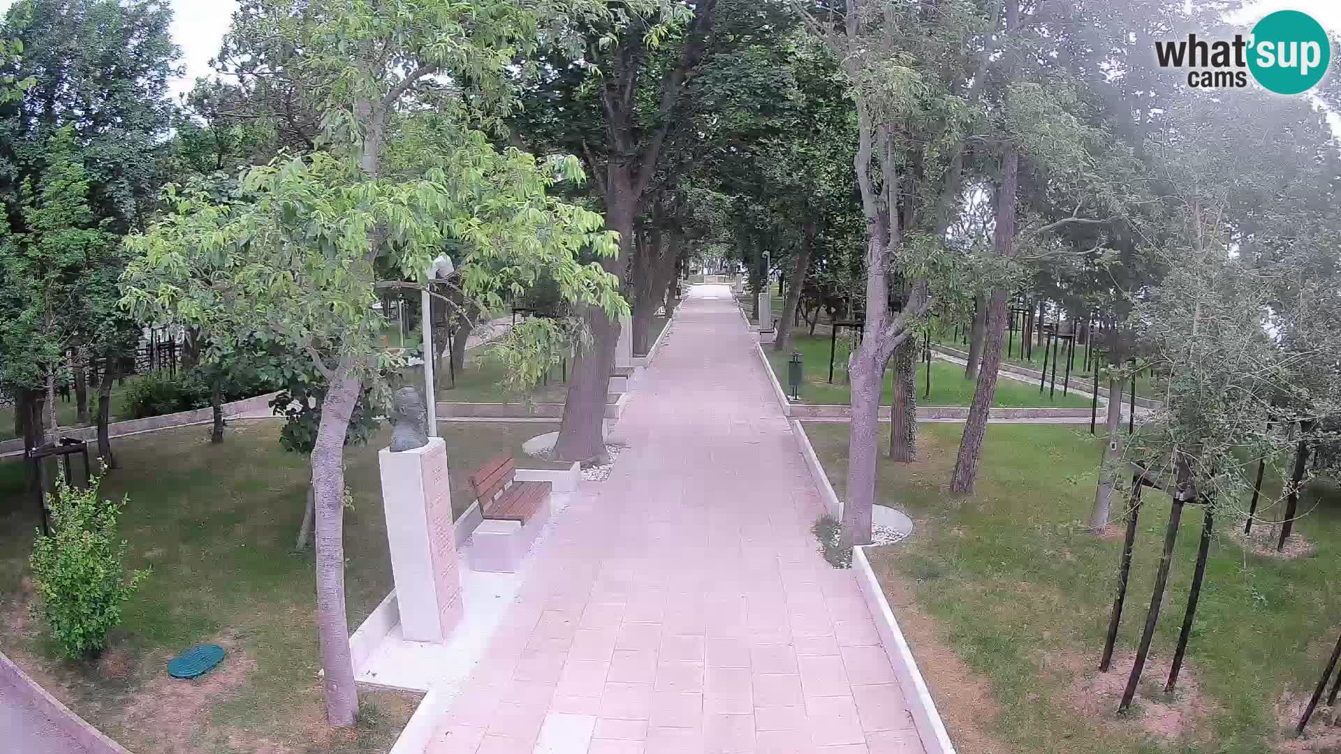 Writers’ Park Webcam Senj – Live by the Sea