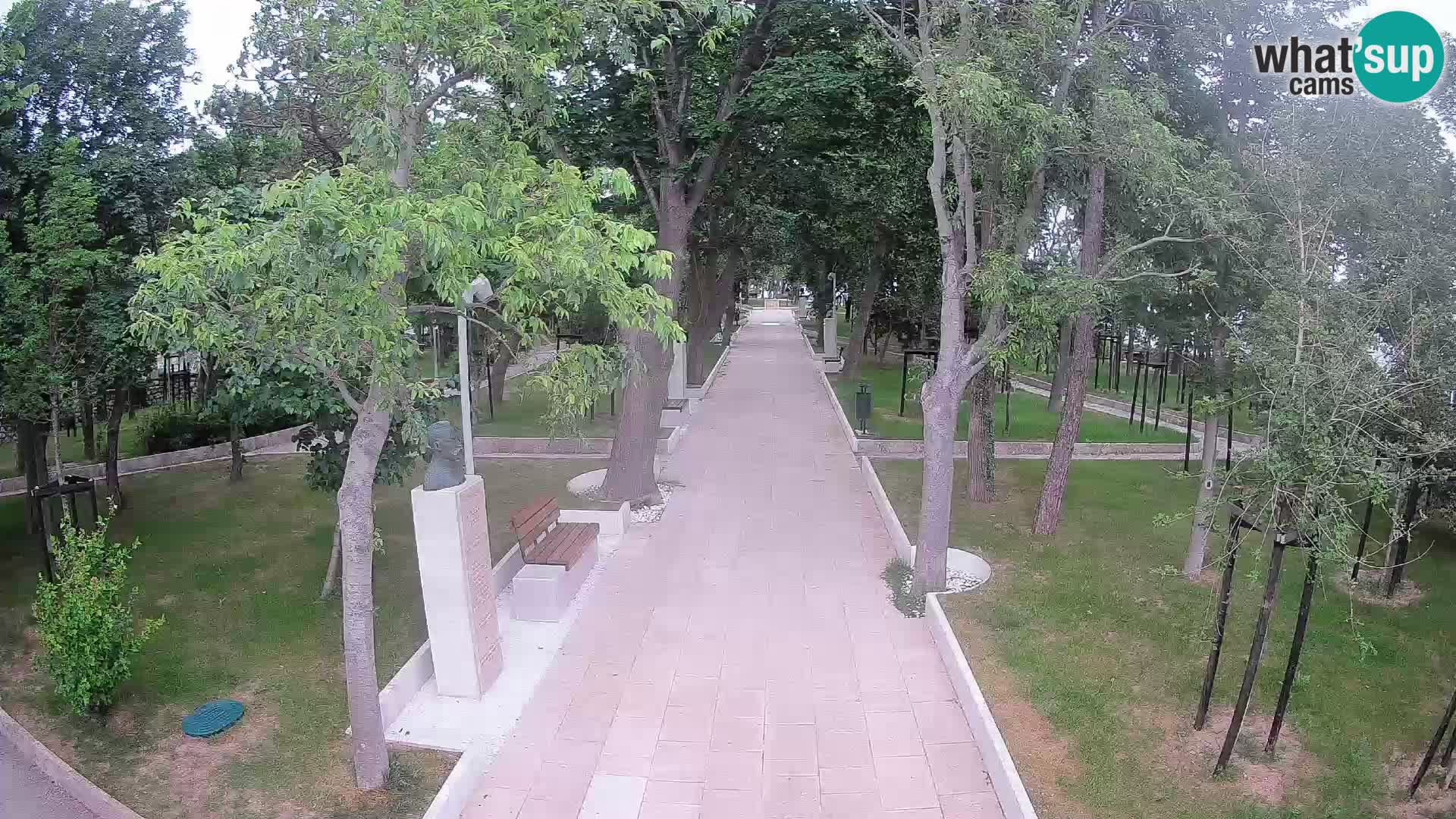 Writers’ Park Webcam Senj – Live by the Sea