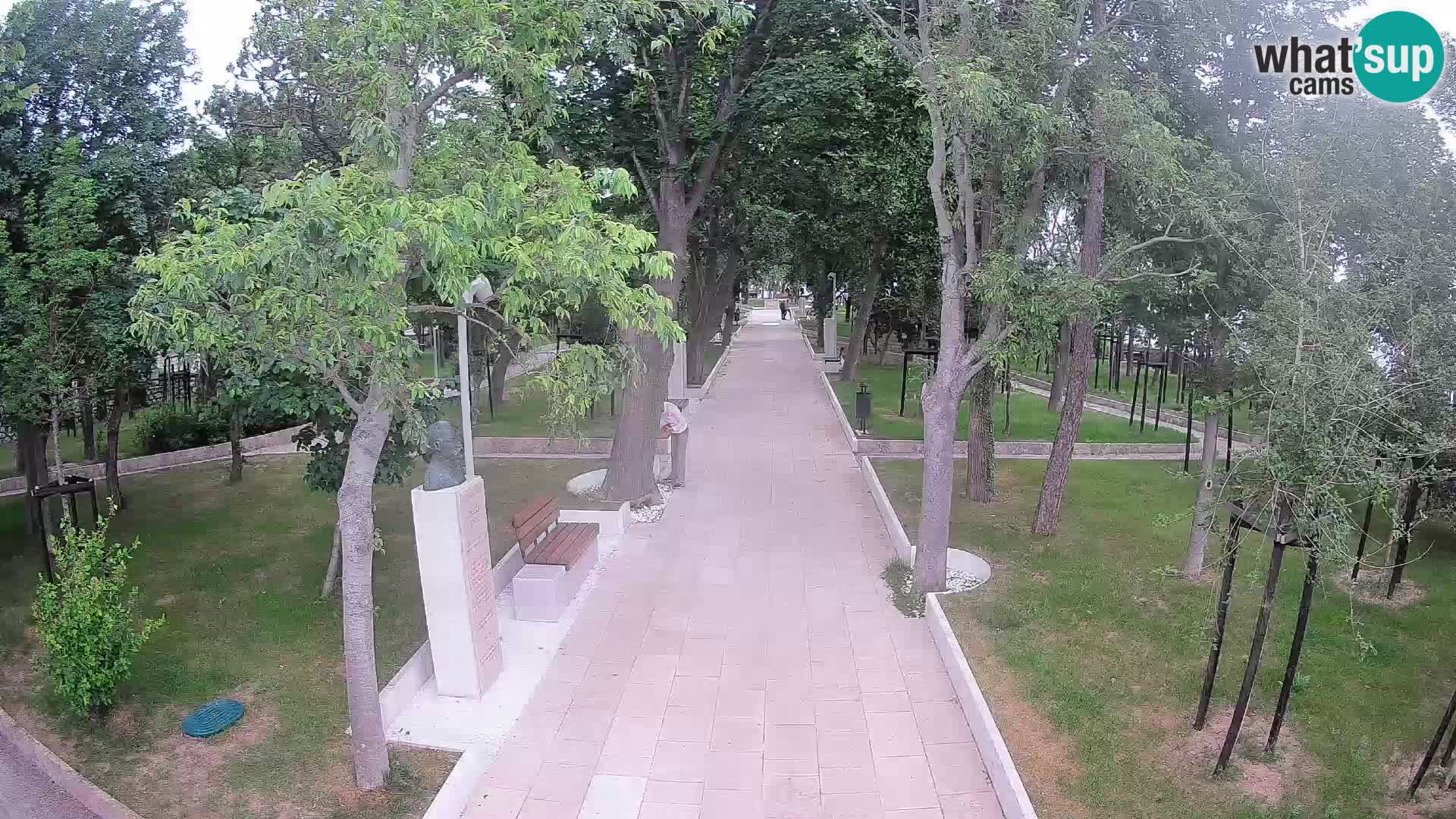 Writers’ Park Webcam Senj – Live by the Sea