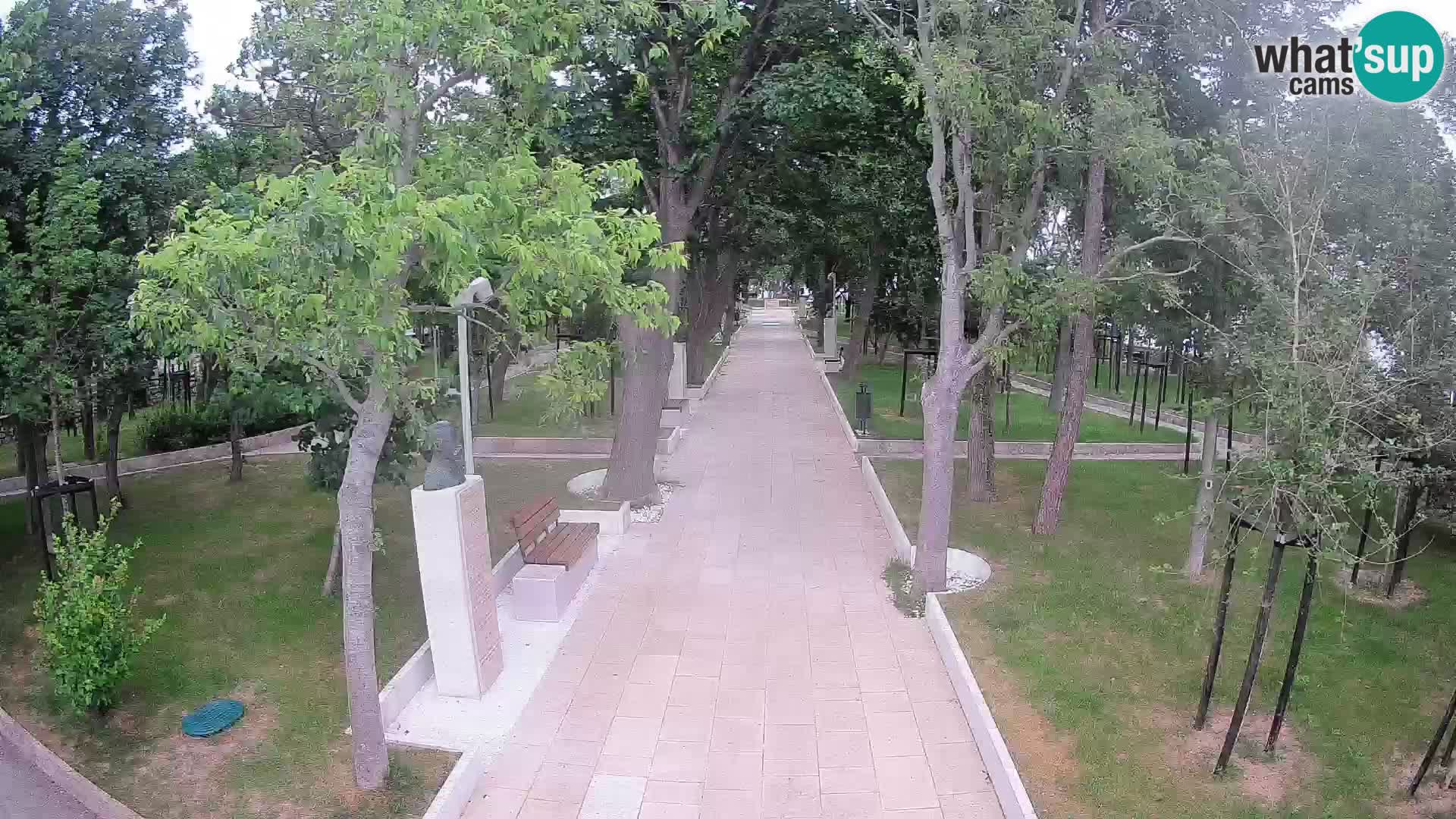 Writers’ Park Webcam Senj – Live by the Sea