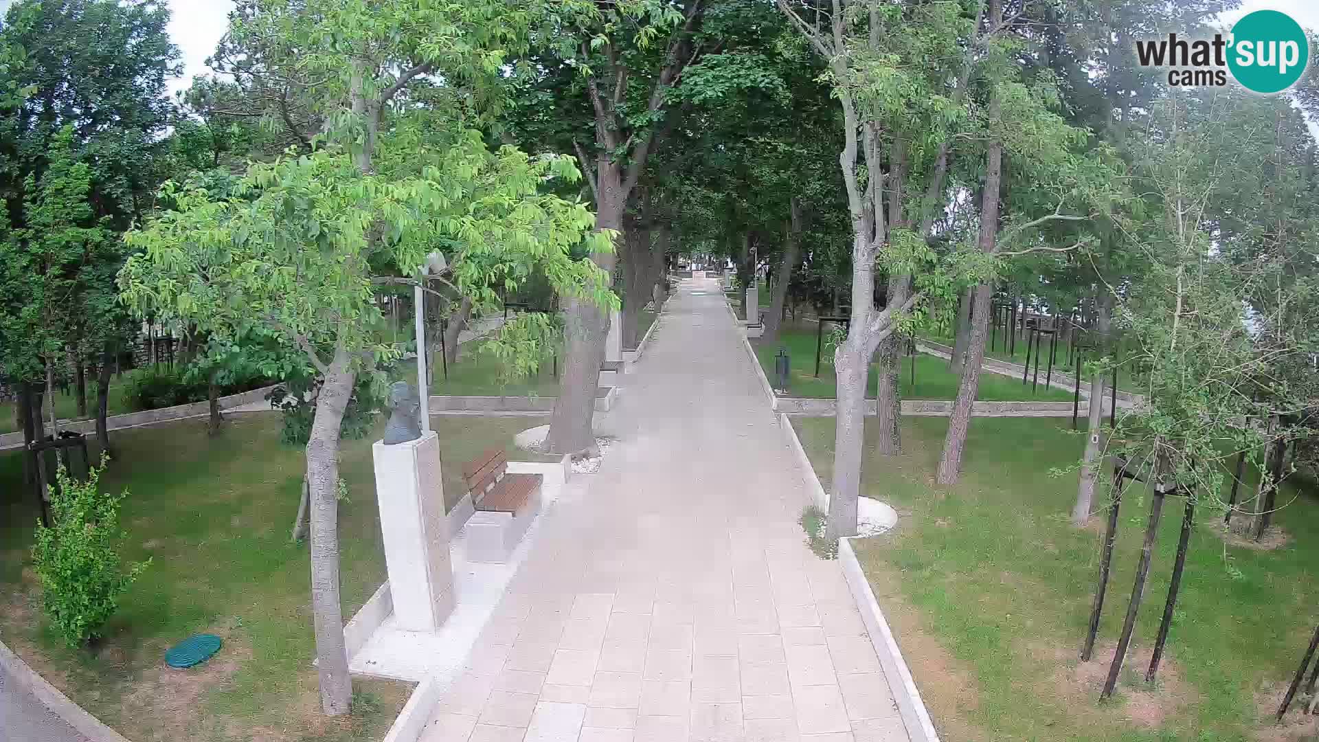 Writers’ Park Webcam Senj – Live by the Sea