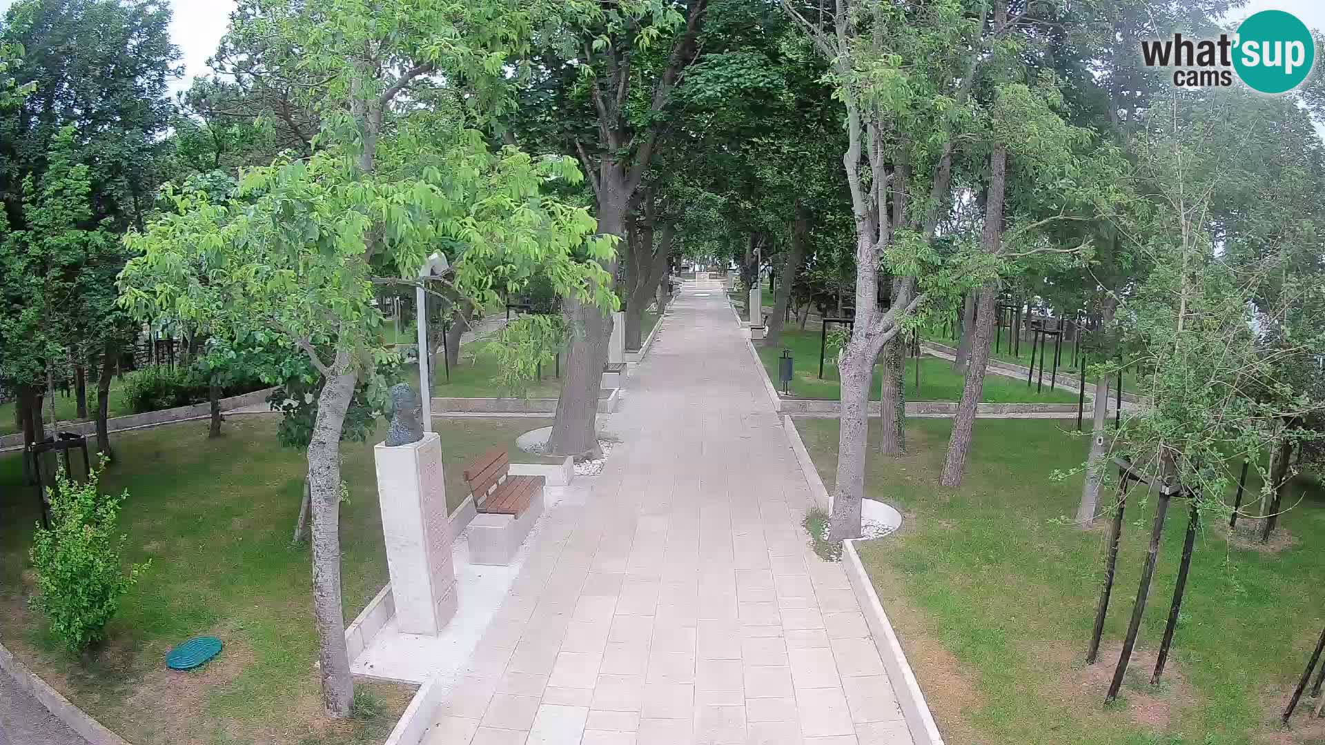 Writers’ Park Webcam Senj – Live by the Sea