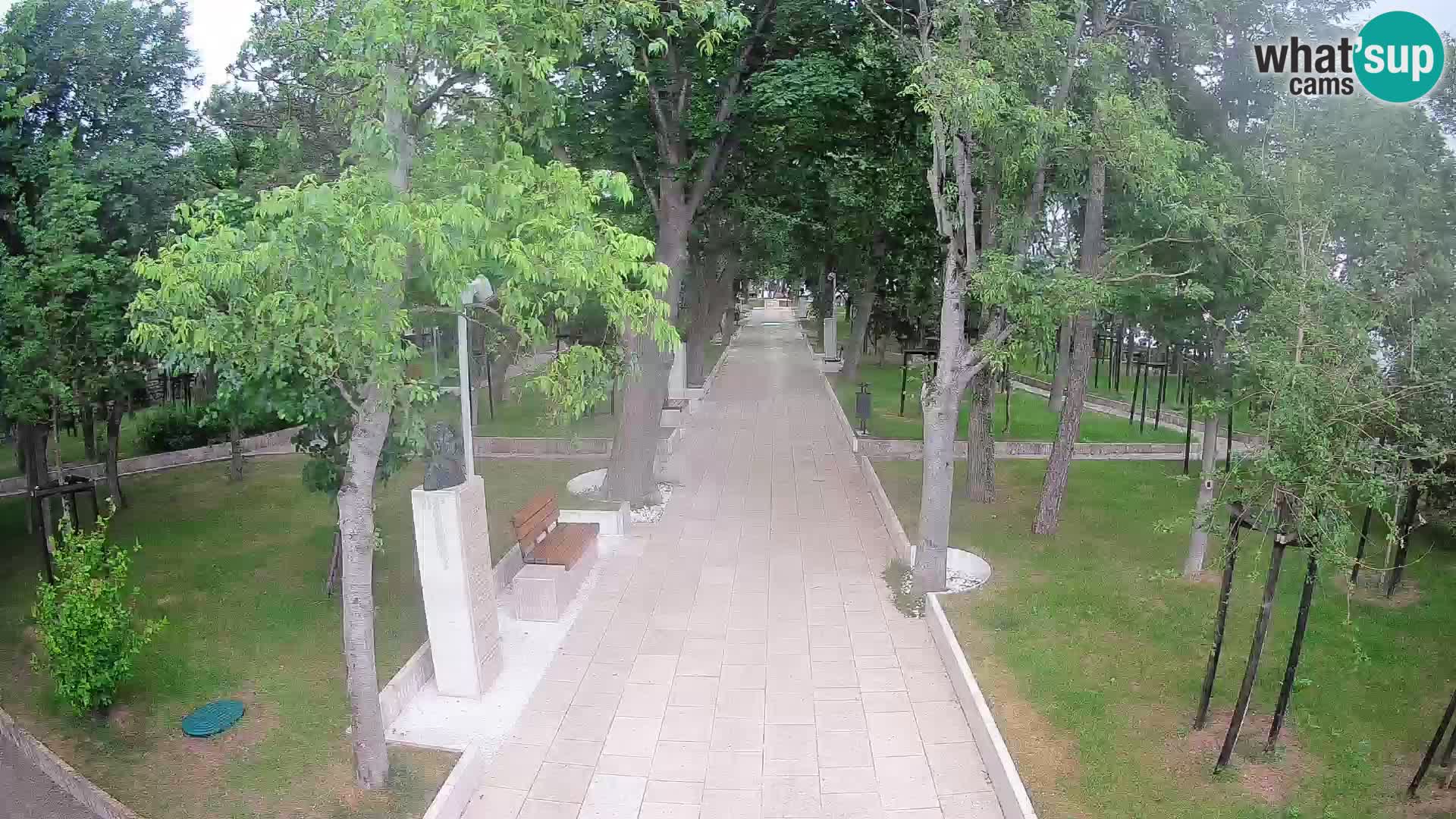 Writers’ Park Webcam Senj – Live by the Sea