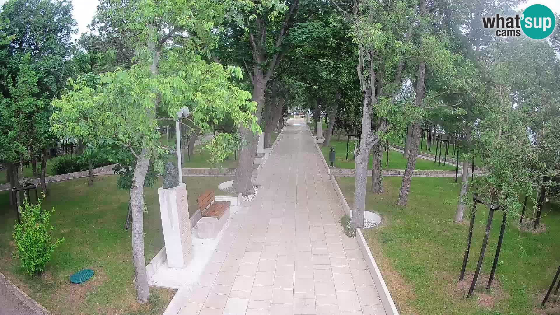 Writers’ Park Webcam Senj – Live by the Sea
