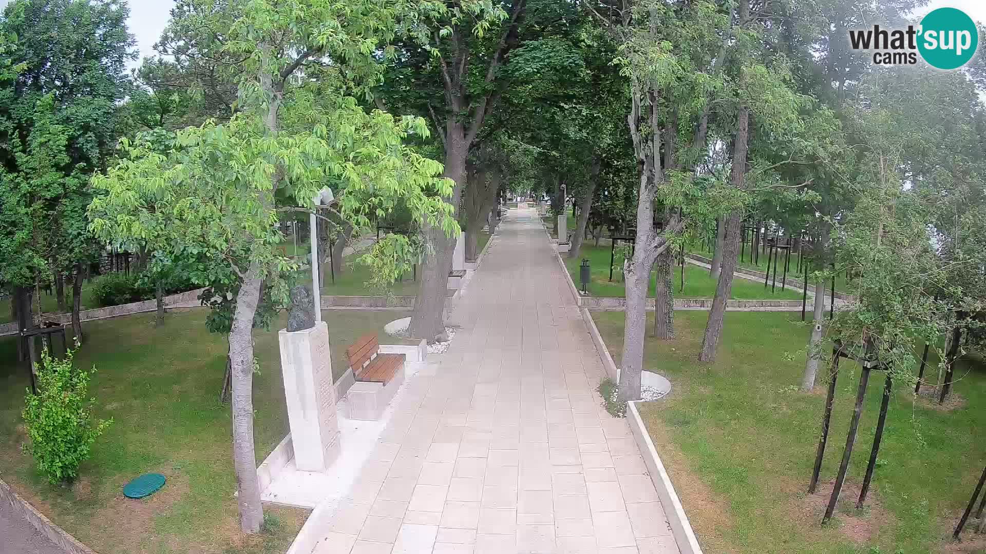 Writers’ Park Webcam Senj – Live by the Sea