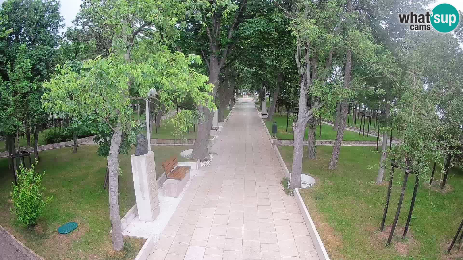 Webcam Schriftstellerpark Senj – Live am Meer