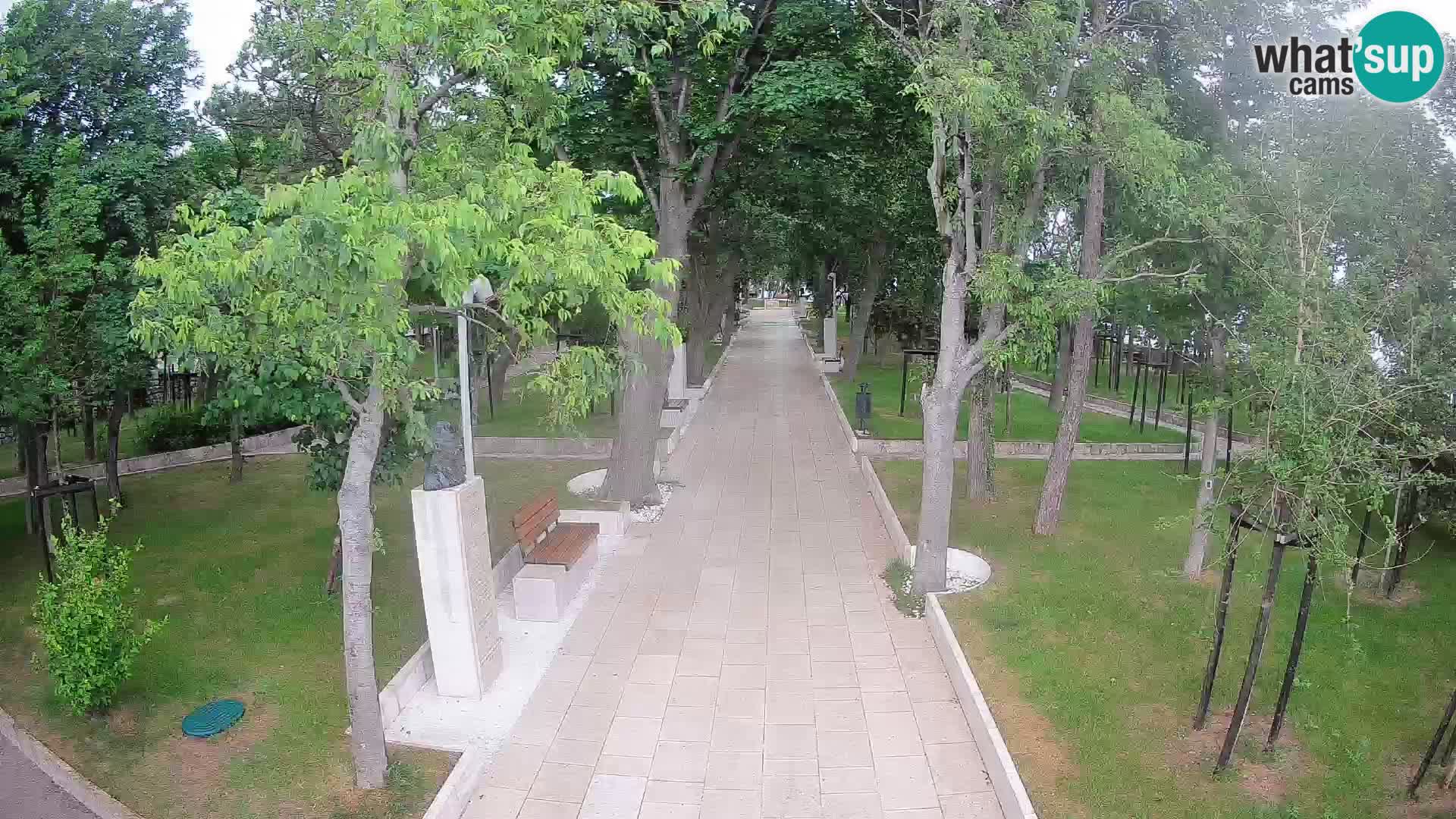 Writers’ Park Webcam Senj – Live by the Sea