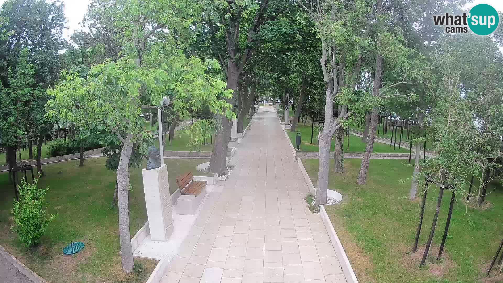 Writers’ Park Webcam Senj – Live by the Sea
