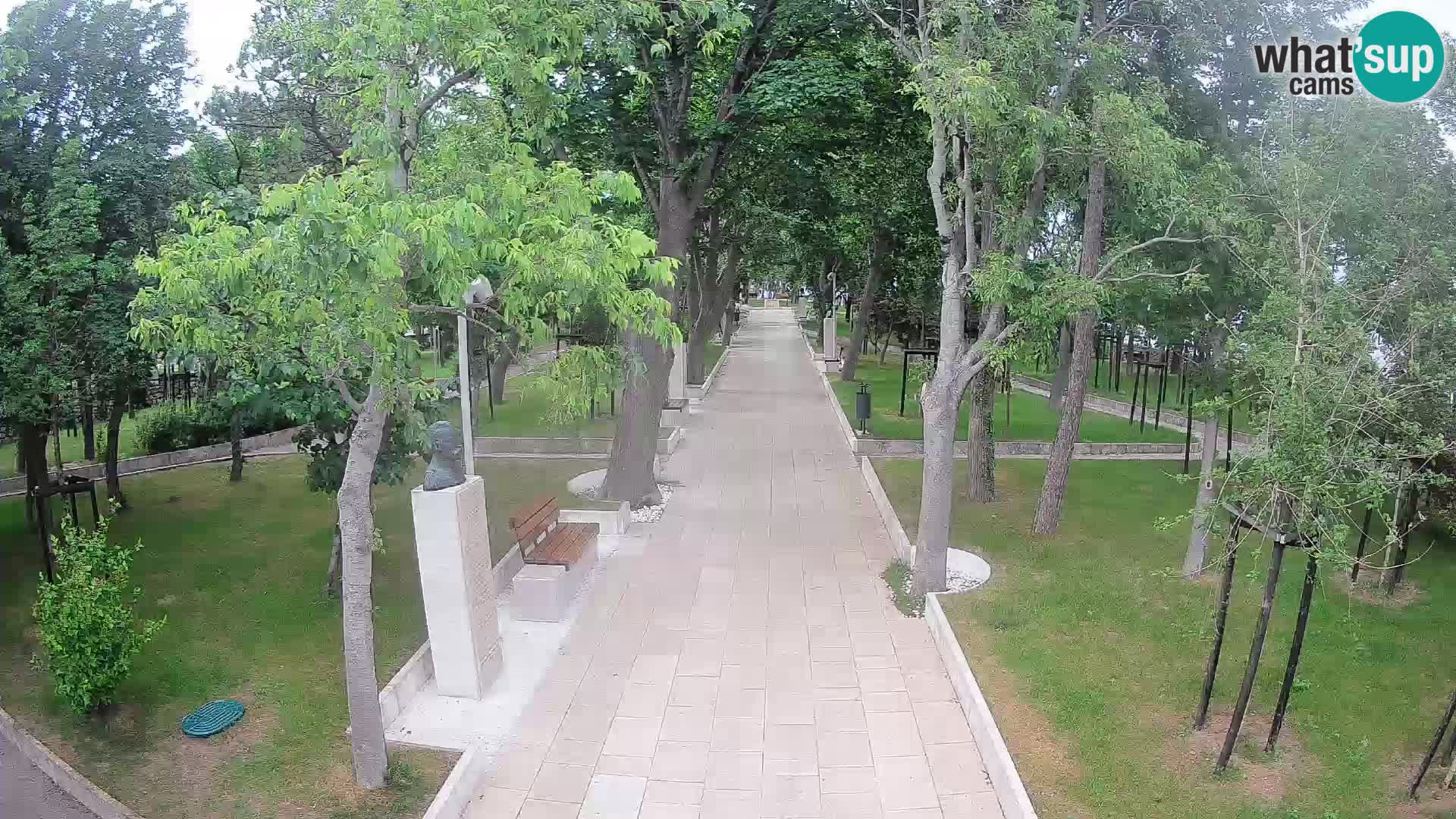 Writers’ Park Webcam Senj – Live by the Sea