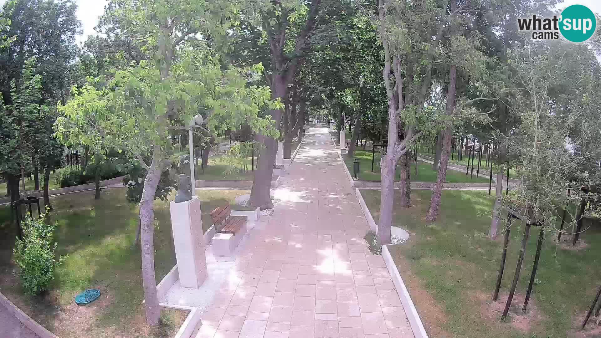 Writers’ Park Webcam Senj – Live by the Sea