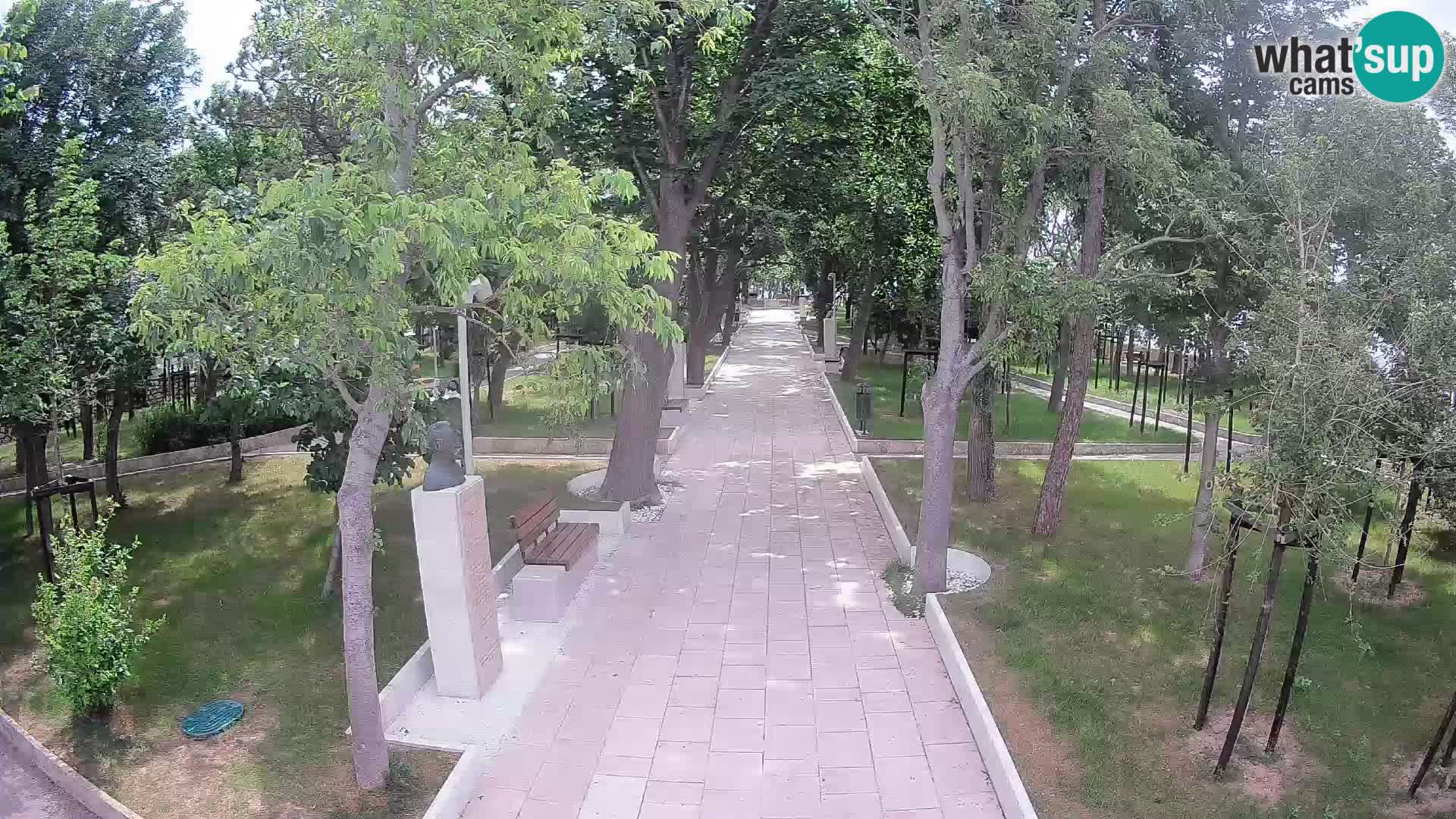 Writers’ Park Webcam Senj – Live by the Sea