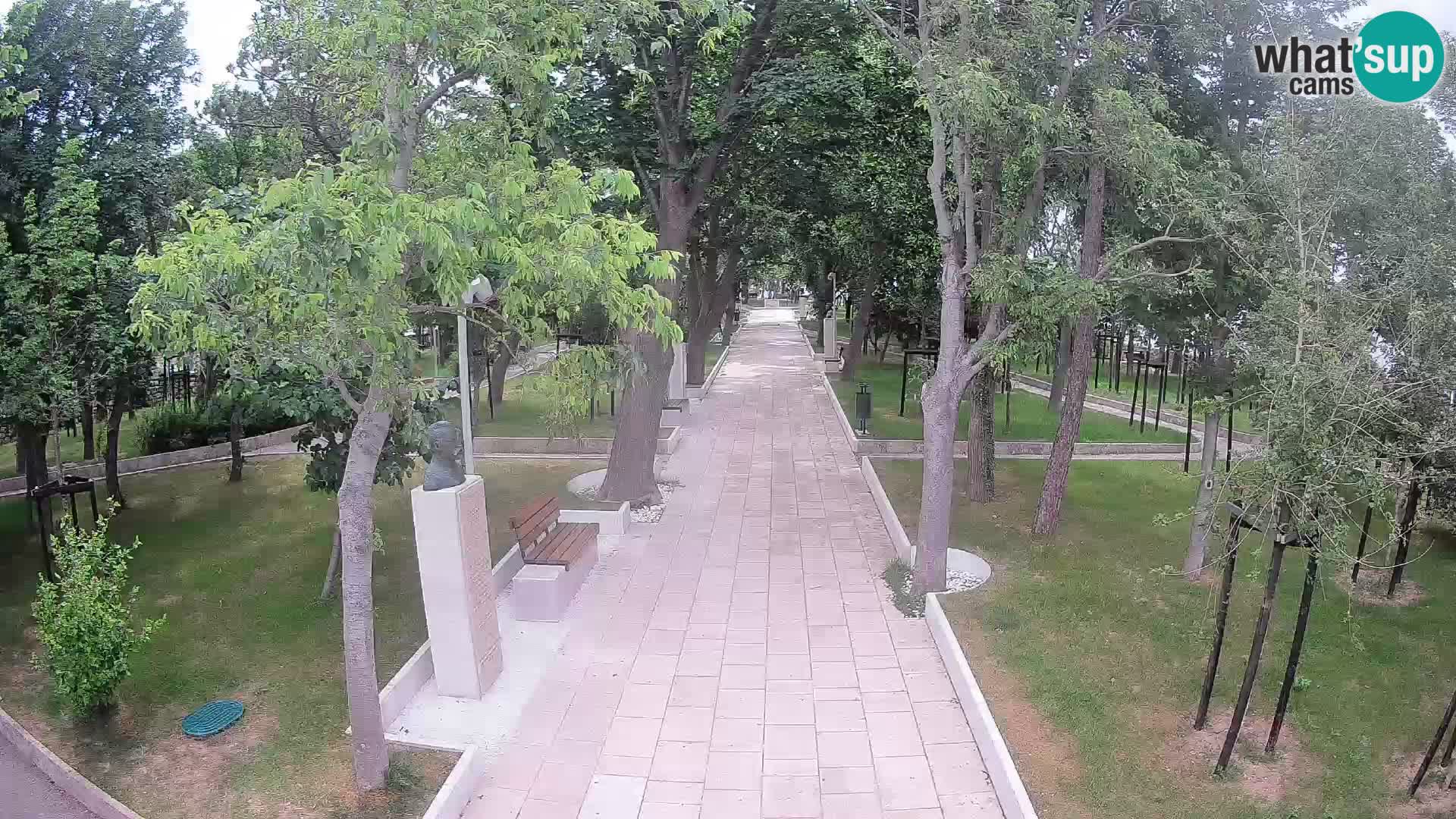 Writers’ Park Webcam Senj – Live by the Sea